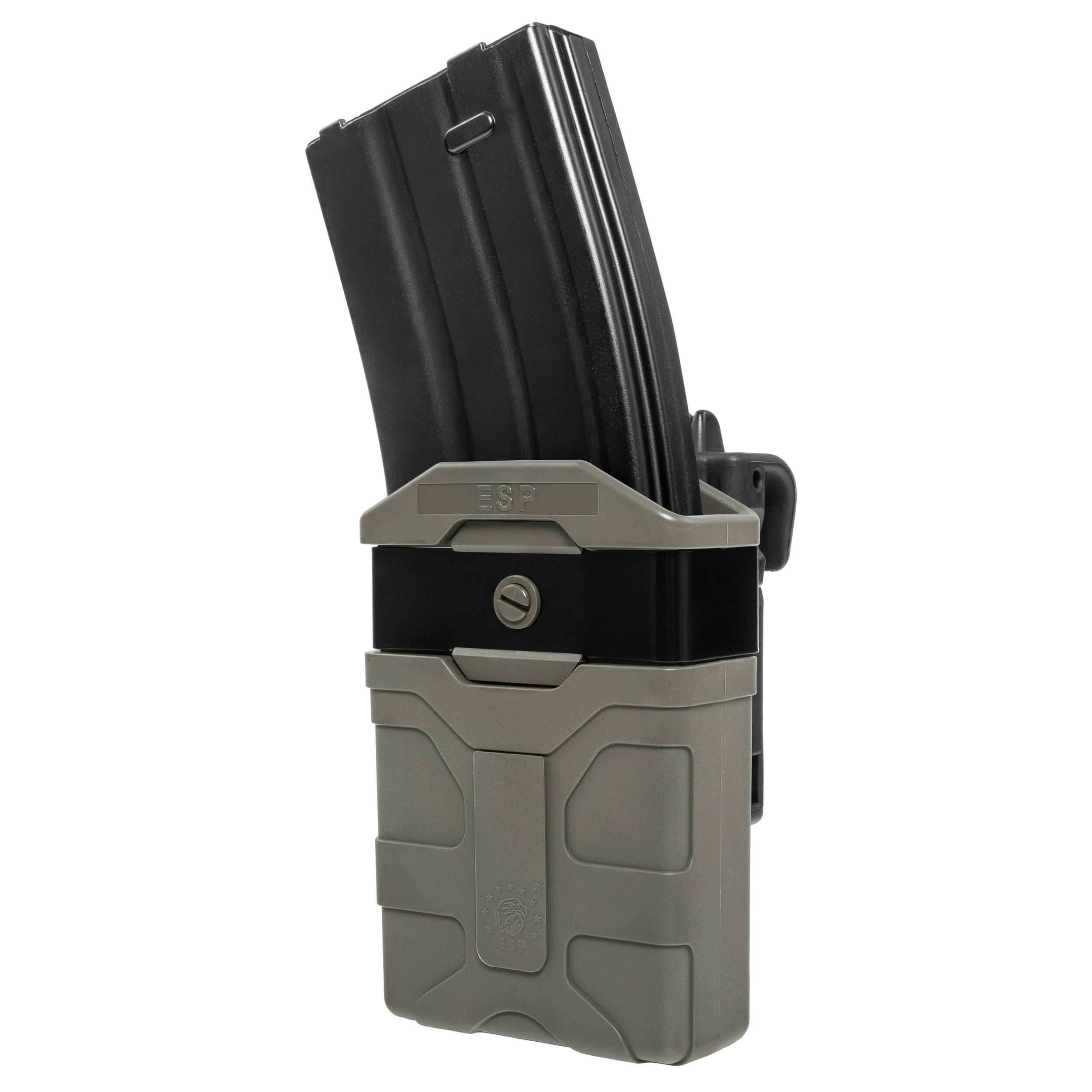 Ładownica obrotowa ESP z montażem UBC-08 na magazynek AR-15 - Olive Drab