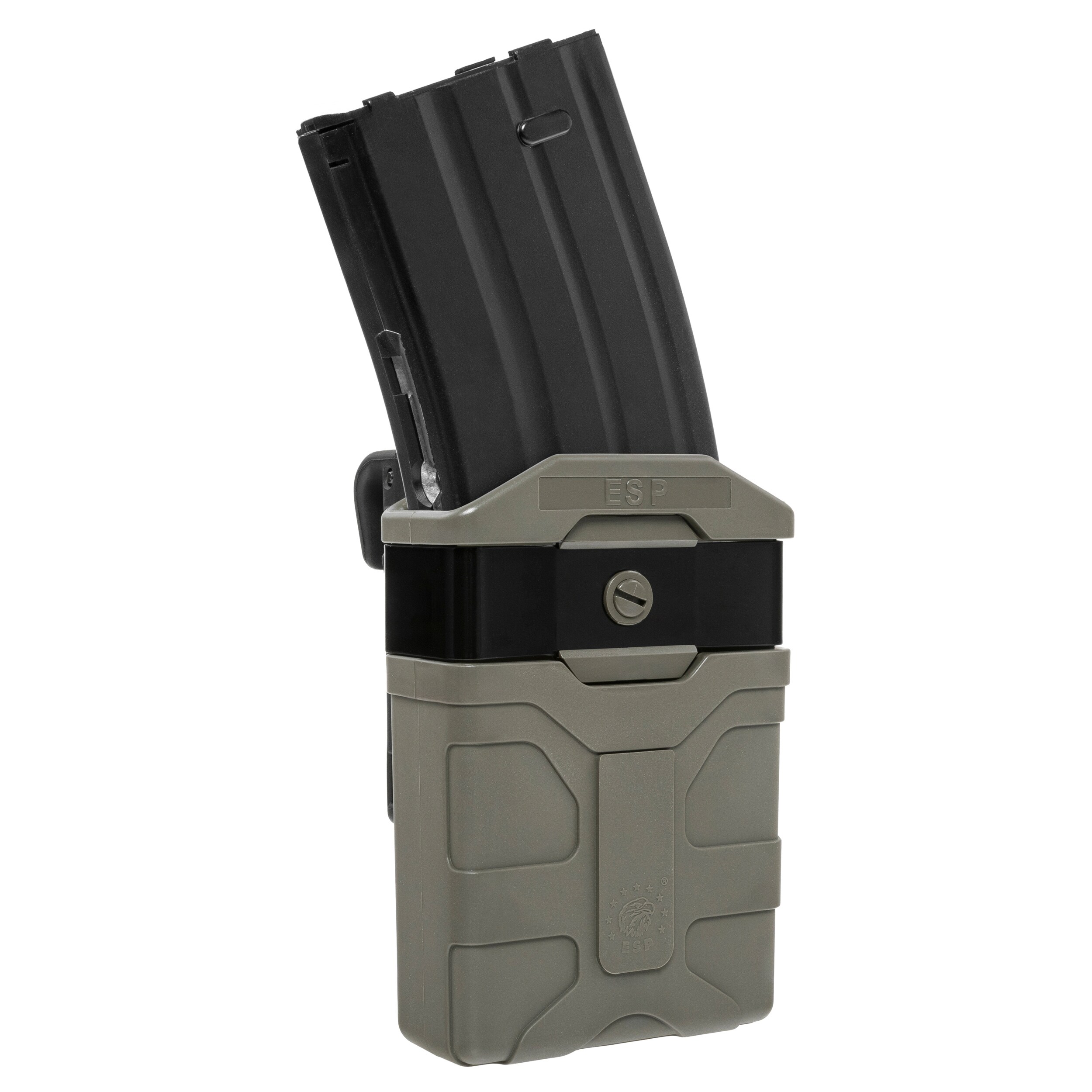 Ładownica obrotowa ESP z montażem UBC-08 na magazynek AR-15 - Olive Drab