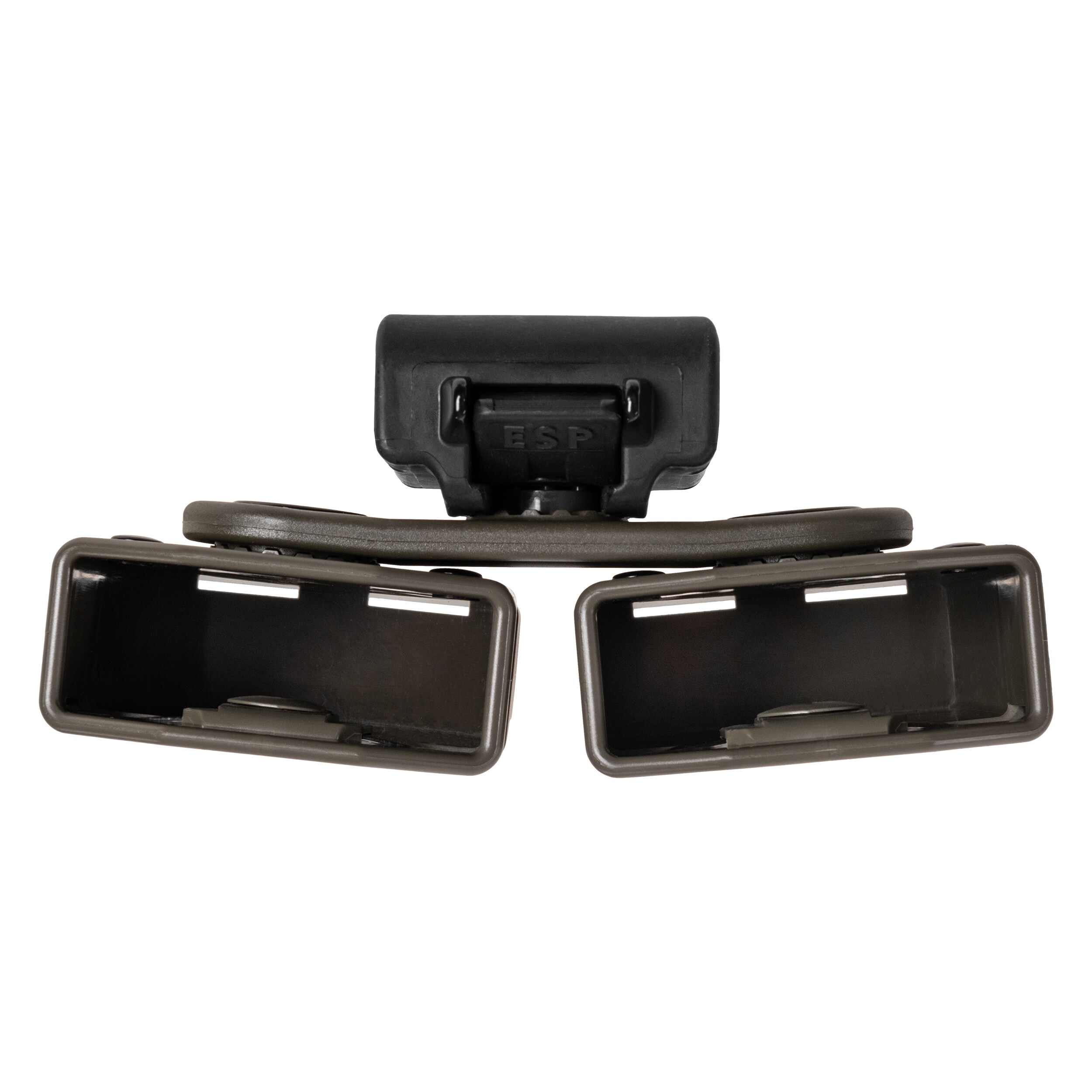 Podwójna ładownica obrotowa ESP z montażem UBC-08 na magazynki - Olive Drab