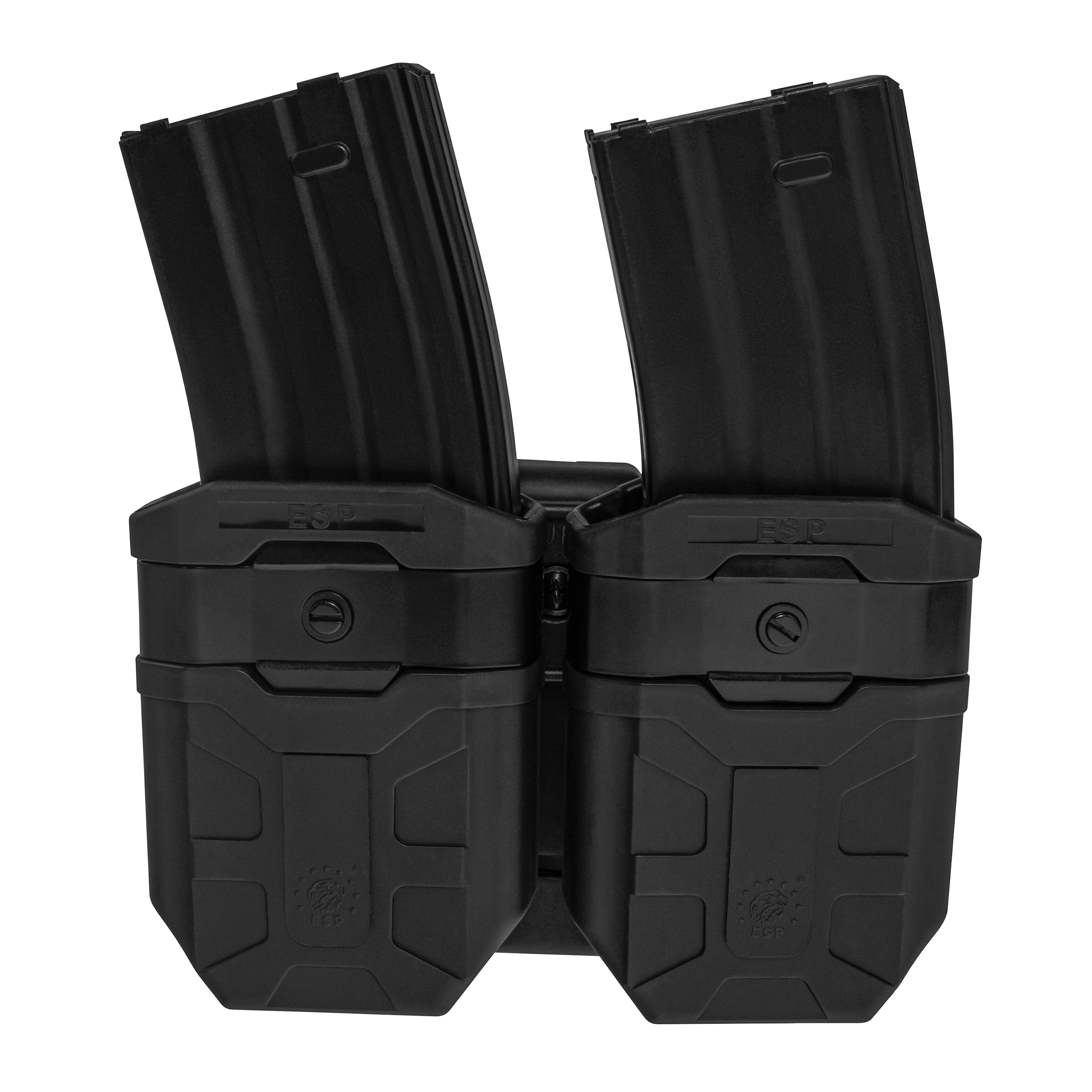 Podwójna ładownica obrotowa ESP z montażem UBC-02 na magazynki 7,62 mm - Black
