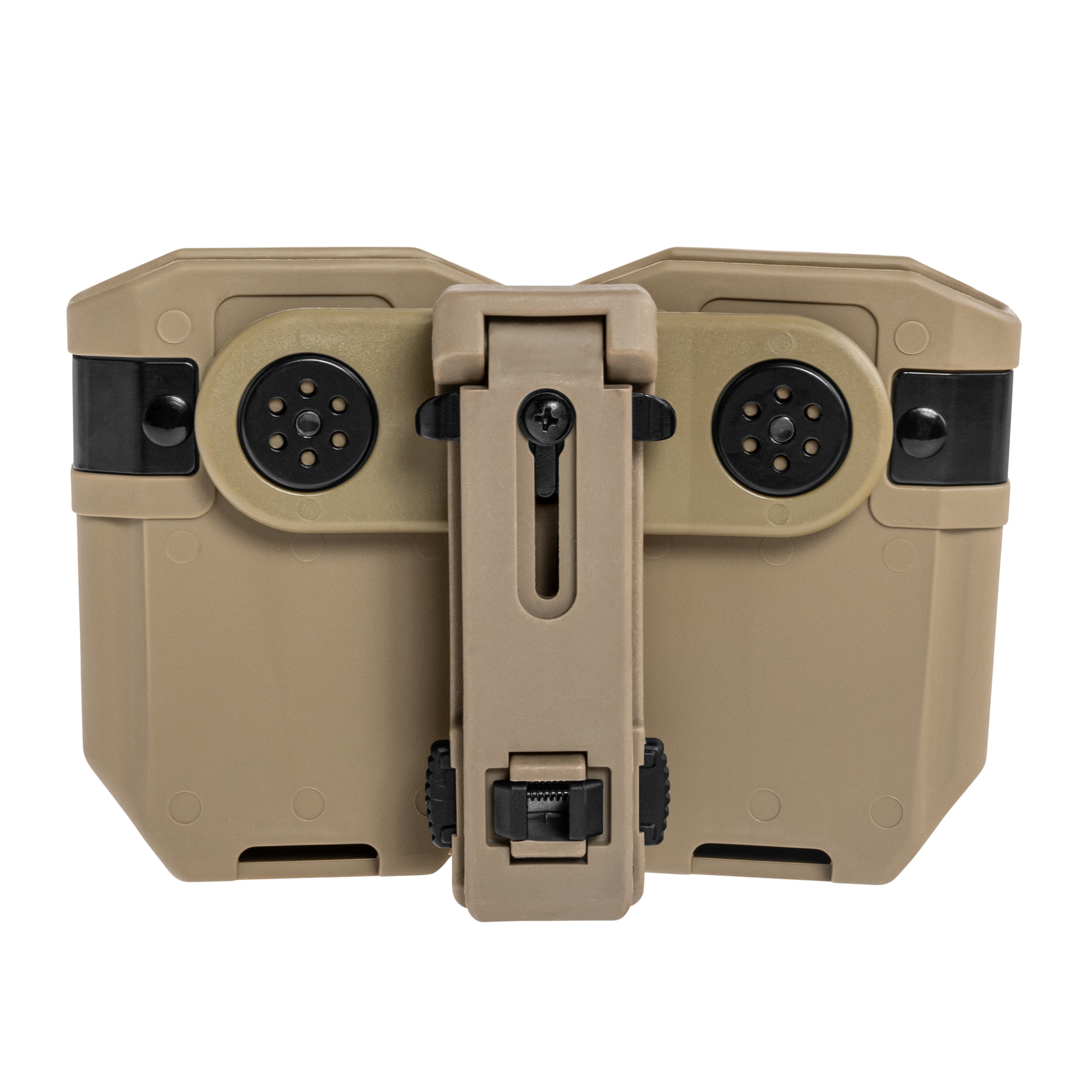 Podwójna ładownica obrotowa ESP z montażem UBC-02 na magazynki 7,62 mm - Khaki