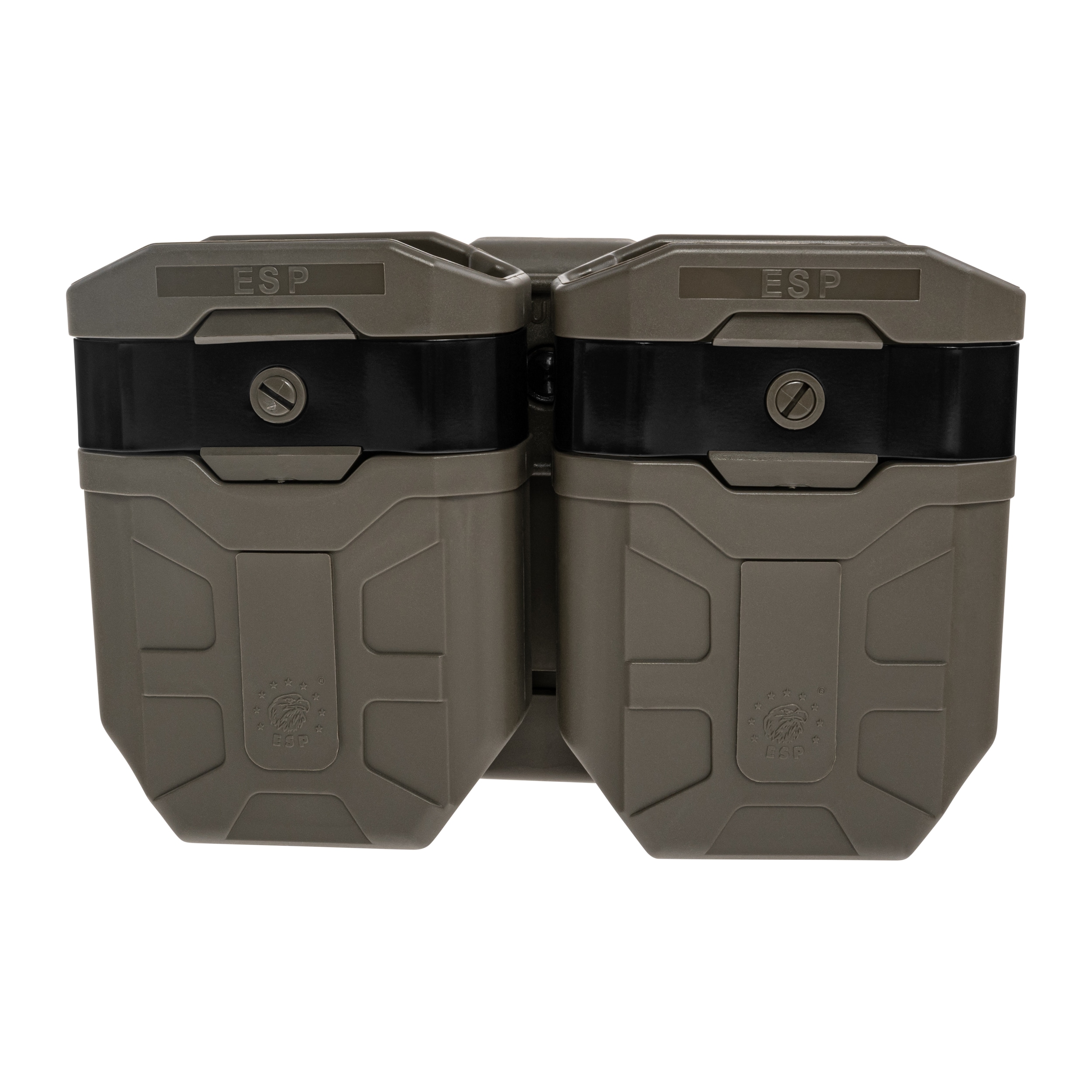 Podwójna ładownica obrotowa ESP z montażem UBC-02 na magazynki 7,62 mm - Olive Drab