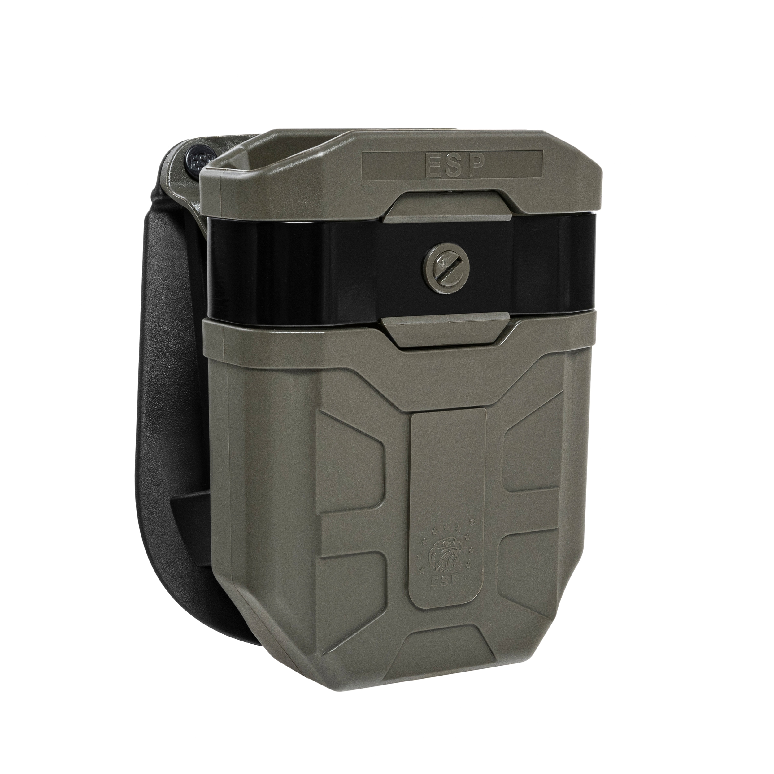 Ładownica obrotowa ESP z montażem Paddle na magazynek do AK-47/AK74 - Olive Drab