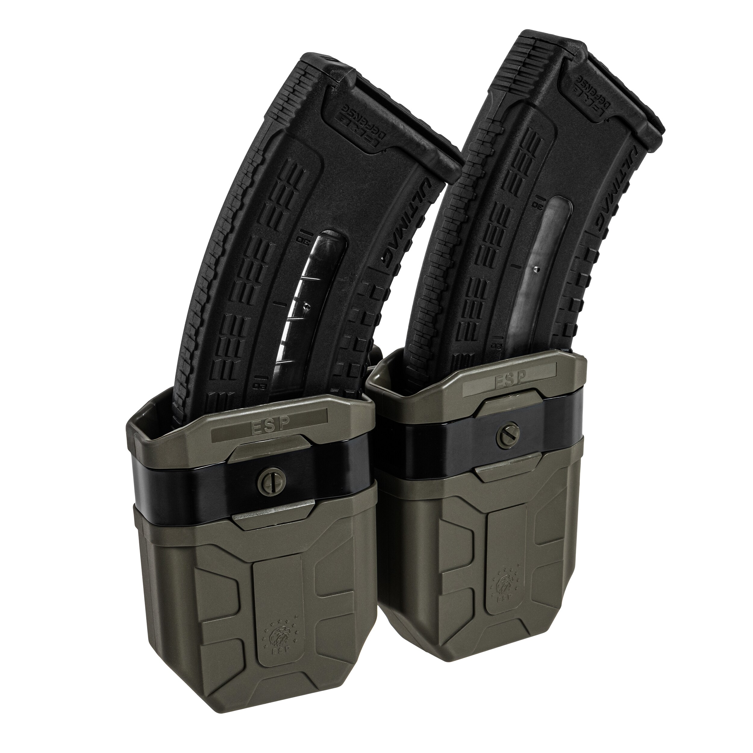 Подвійний підсумок ESP з кріпленням UBC-03 Clip для магазинів AK - Olive Drab
