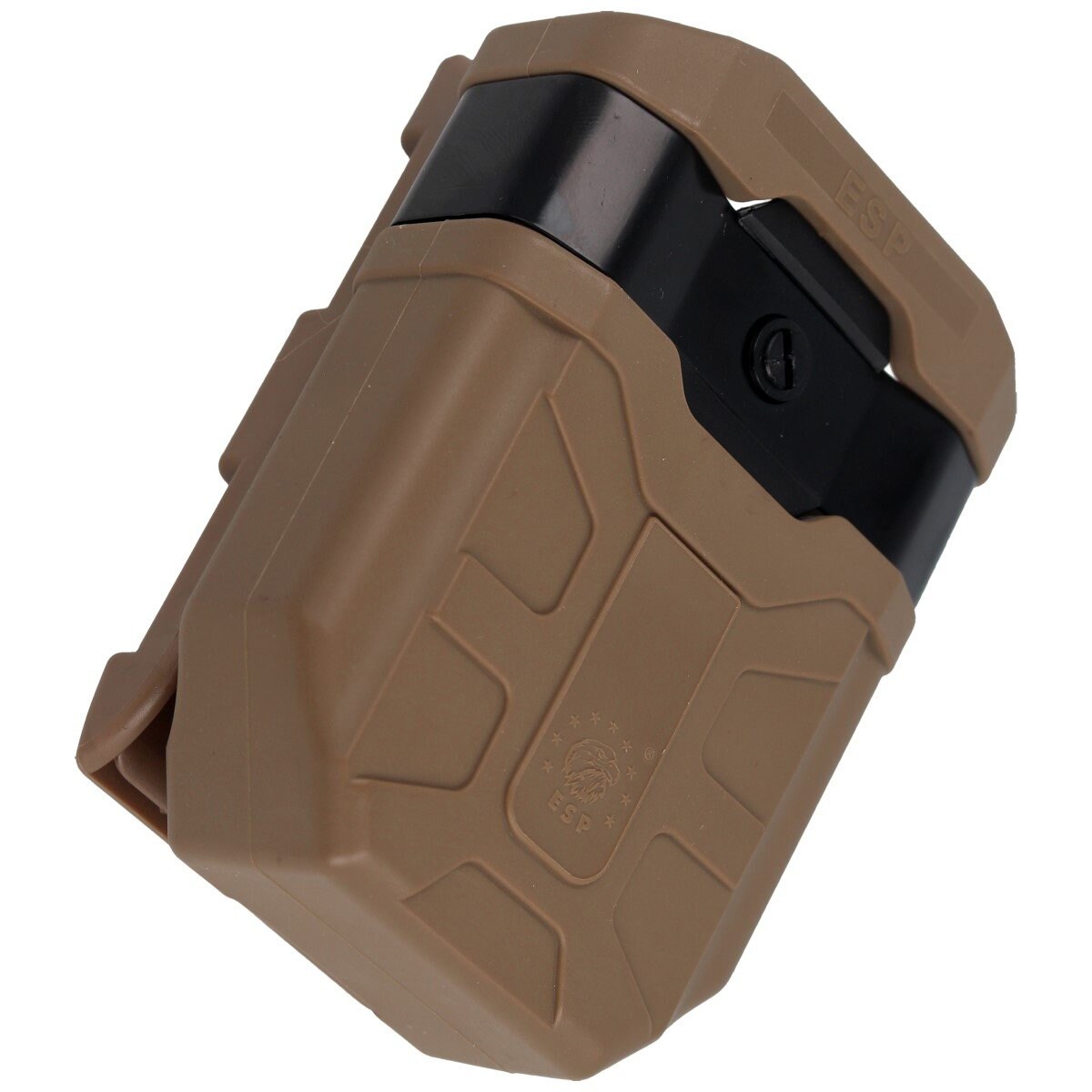 Ładownica obrotowa ESP z montażem UBC-04-2 Clip na magazynek AK - Khaki