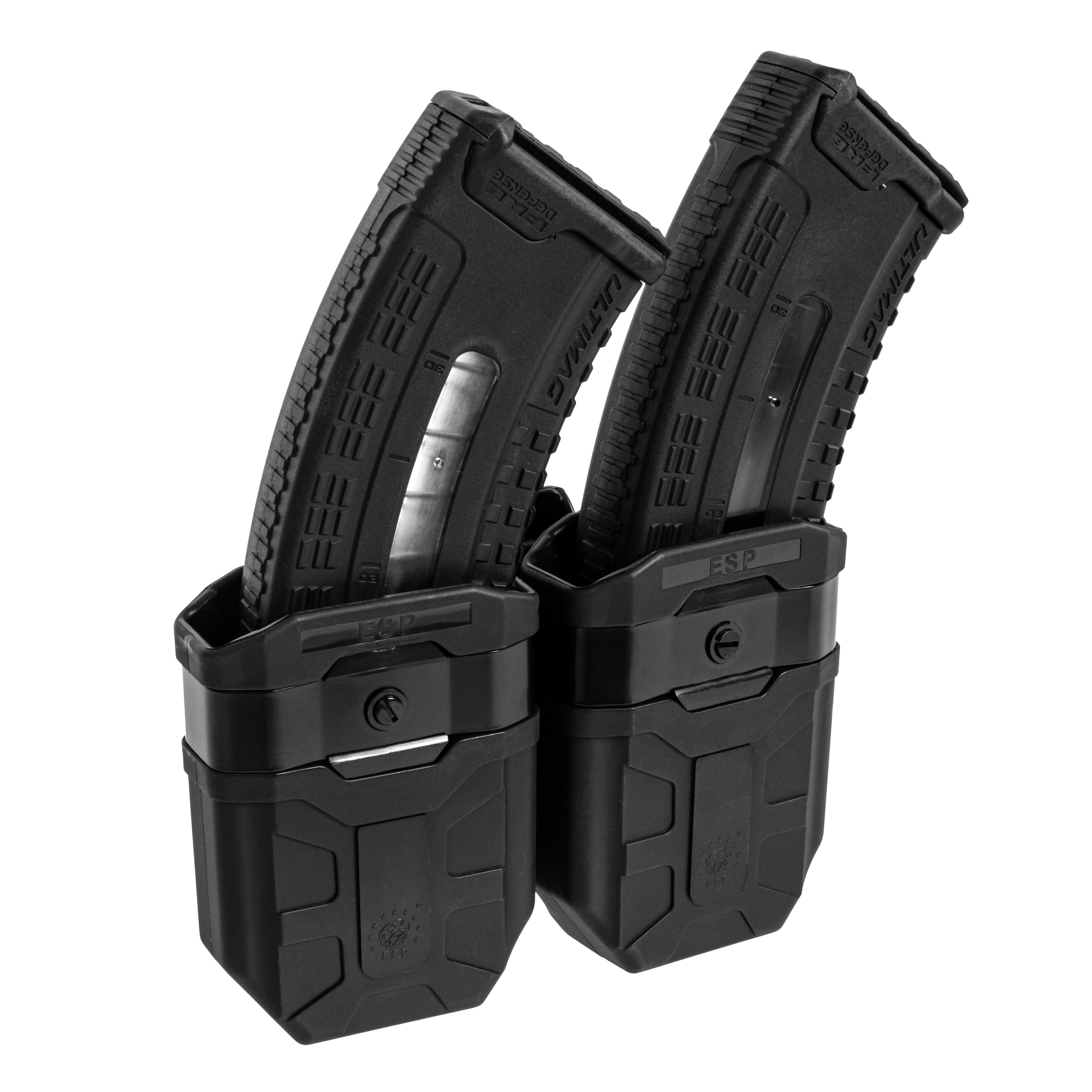 Podwójna ładownica obrotowa ESP z montażem UBC-04-2 na magazynki - Black