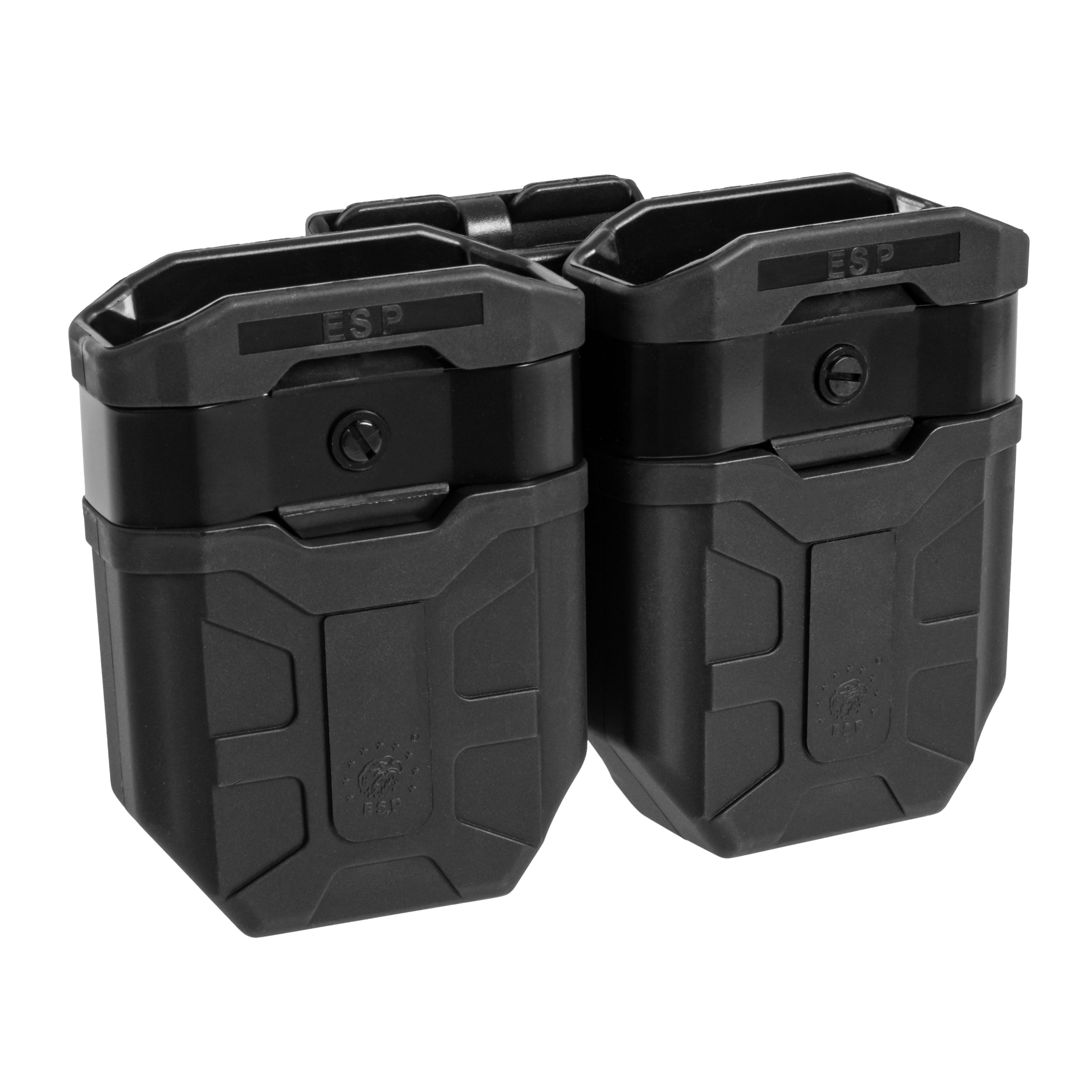 Podwójna ładownica obrotowa ESP z montażem UBC-04-2 na magazynki - Black