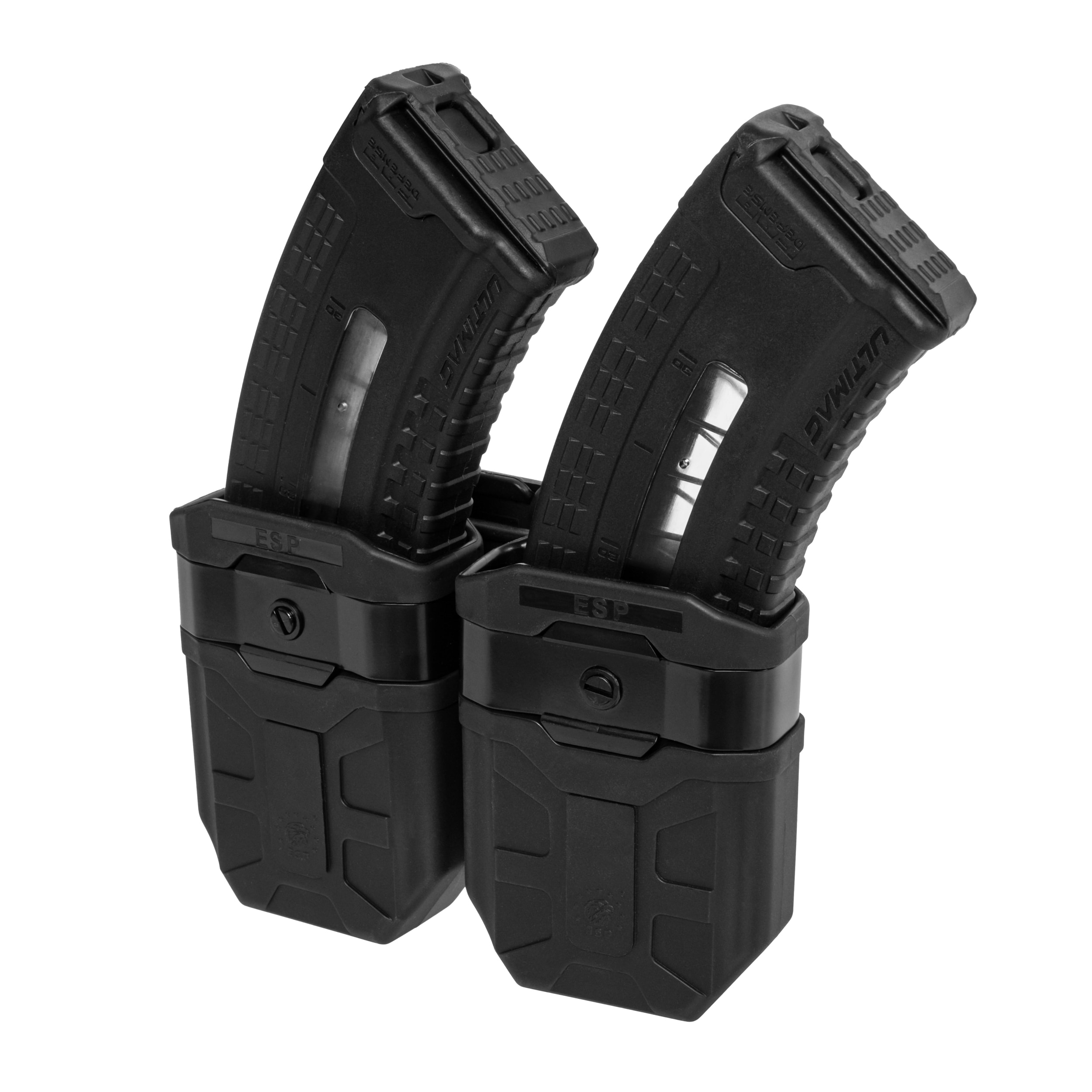 Podwójna ładownica obrotowa ESP z montażem UBC-04-2 na magazynki - Black