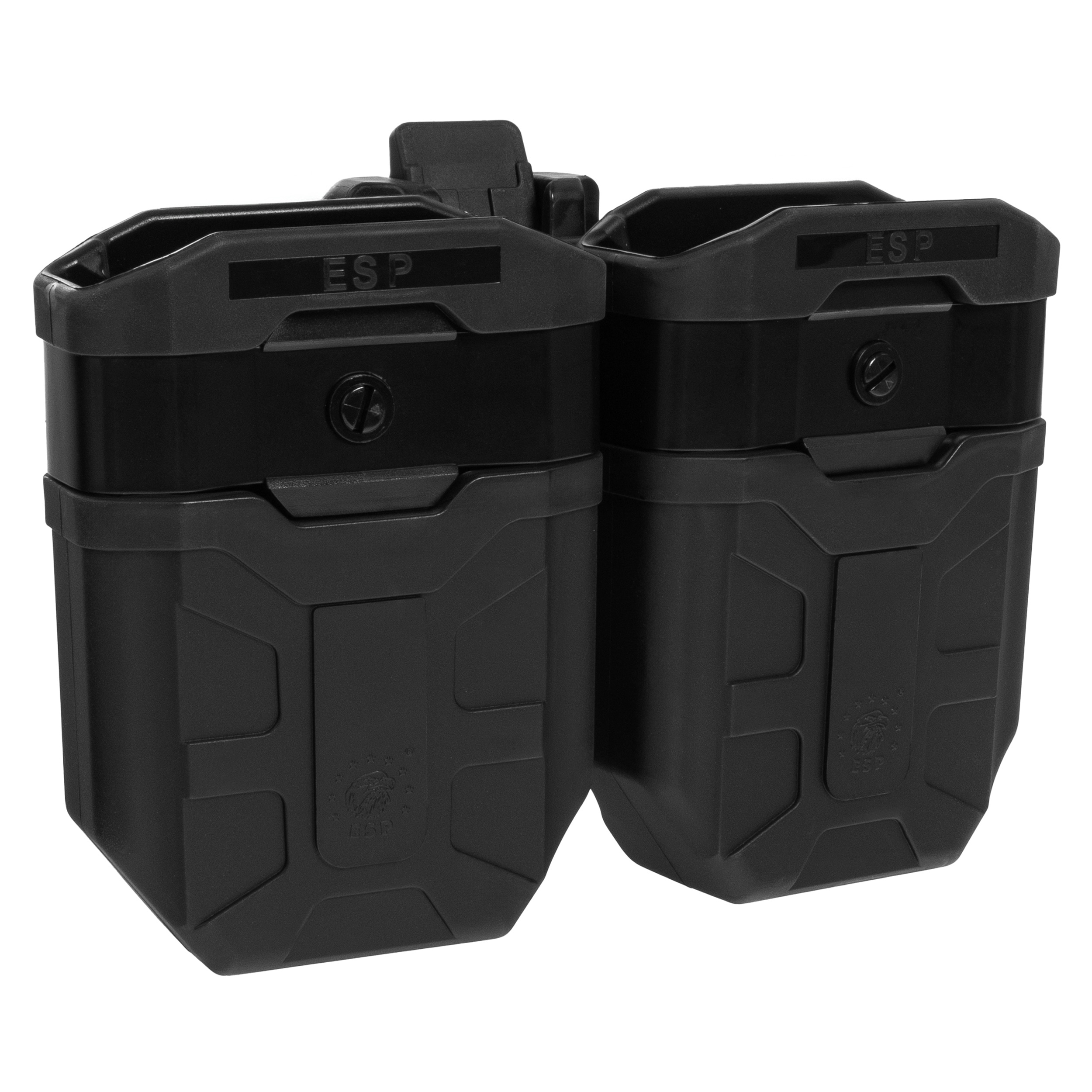 Podwójna ładownica obrotowa ESP z montażem UBC-05-A na magazynek 7,62 mm - Black