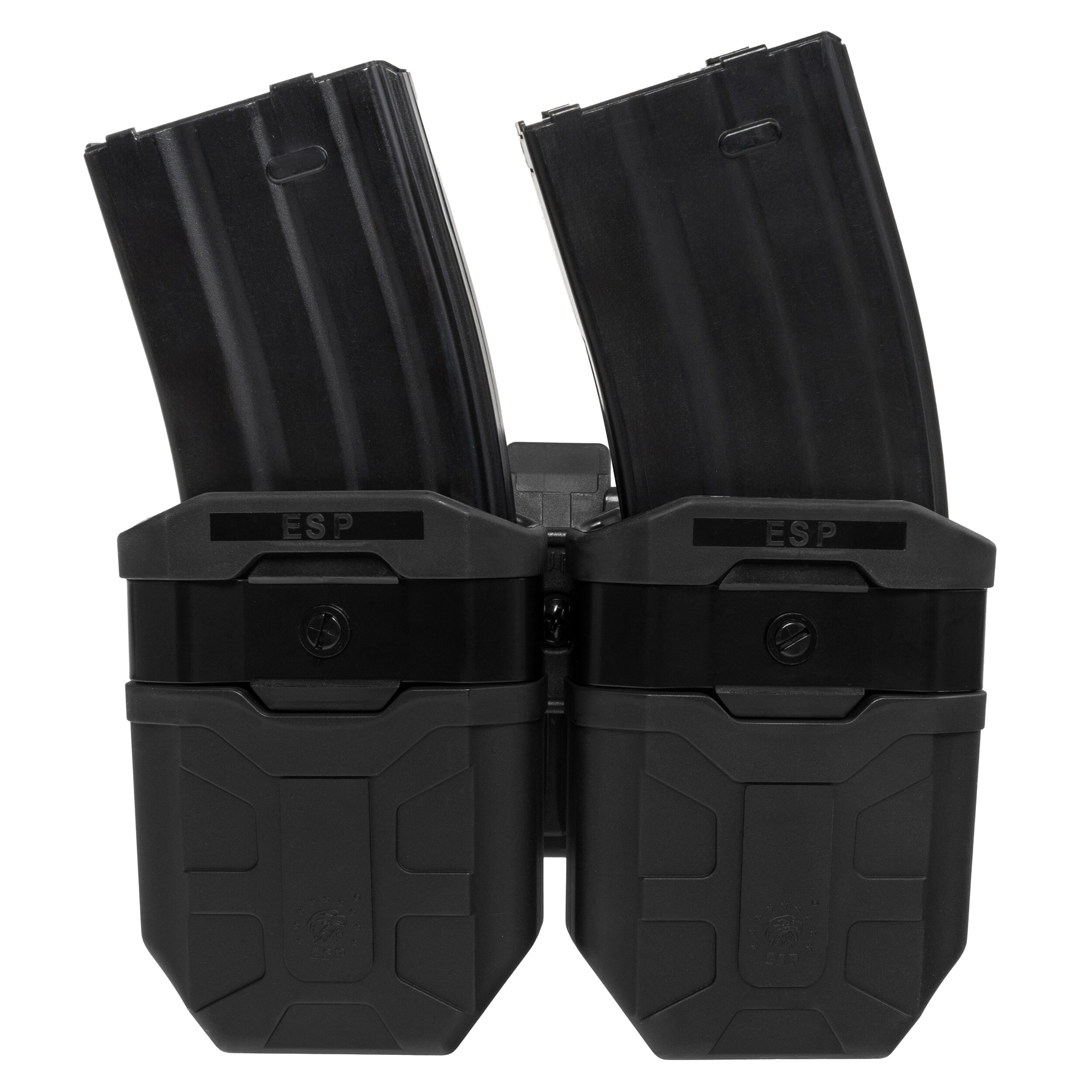 Podwójna ładownica obrotowa ESP z montażem UBC-05-A na magazynek 7,62 mm - Black