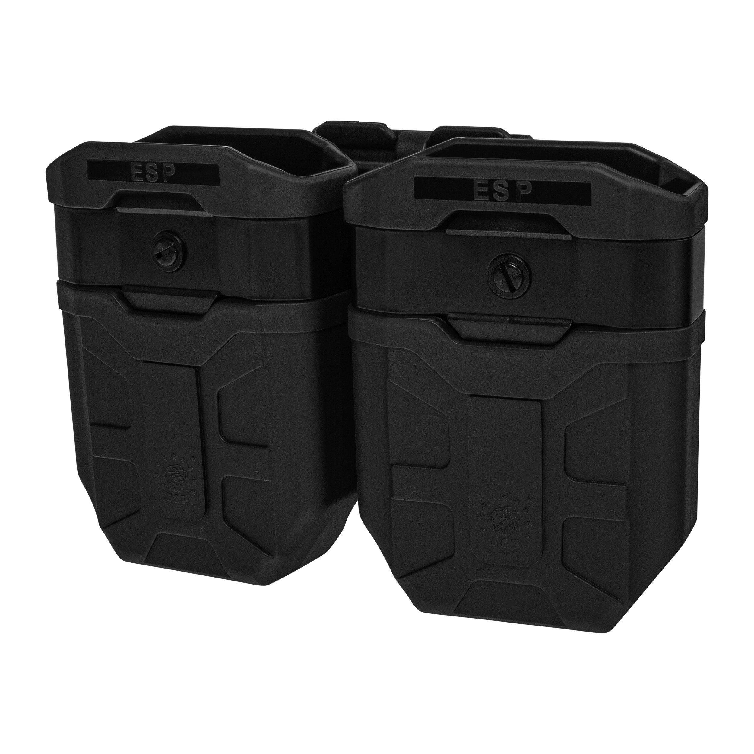 Podwójna ładownica obrotowa ESP z montażem UBC-07 Clip na magazynki 7,62 mm - Black