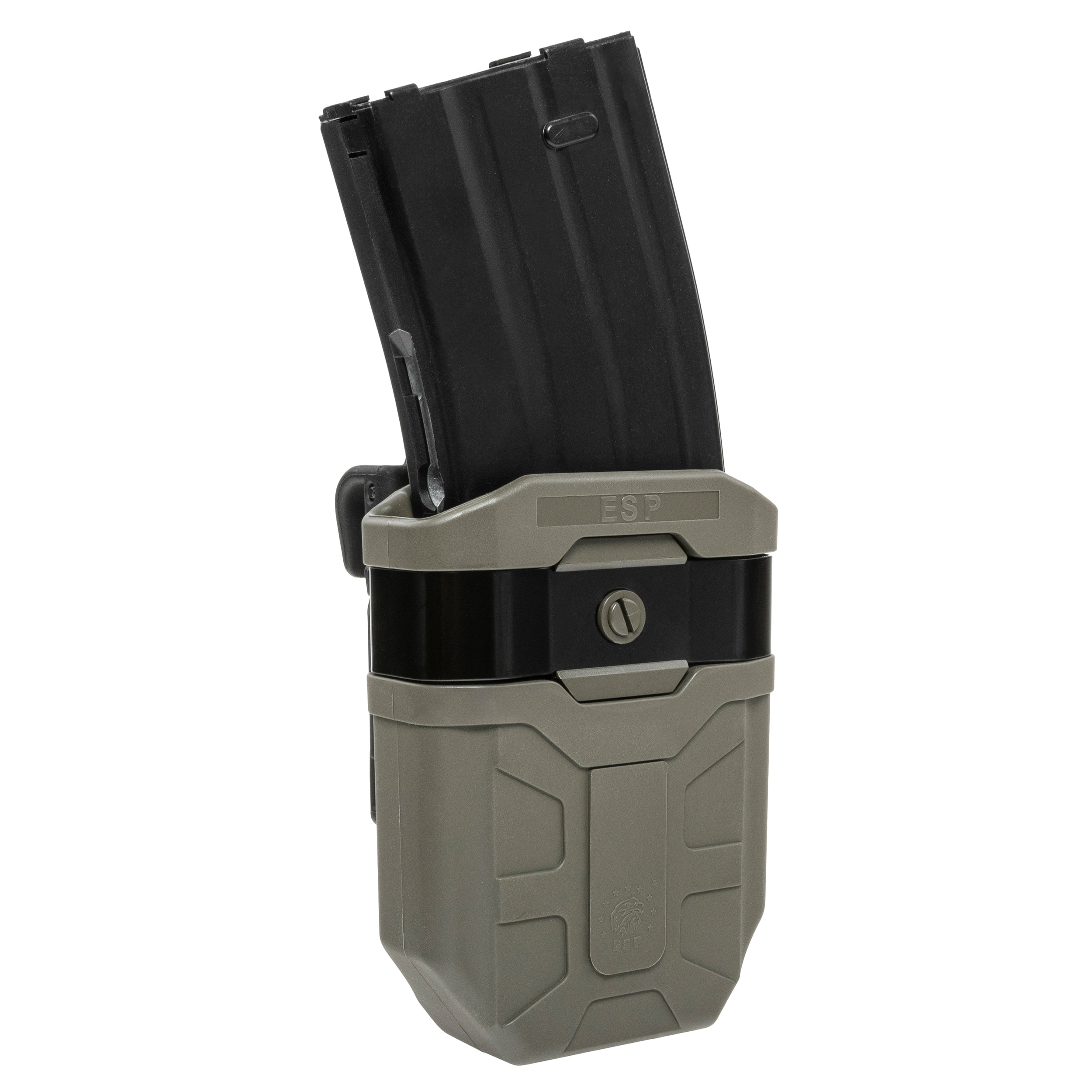 Ładownica obrotowa ESP z montażem UBC-08 na magazynek AK - Olive Drab