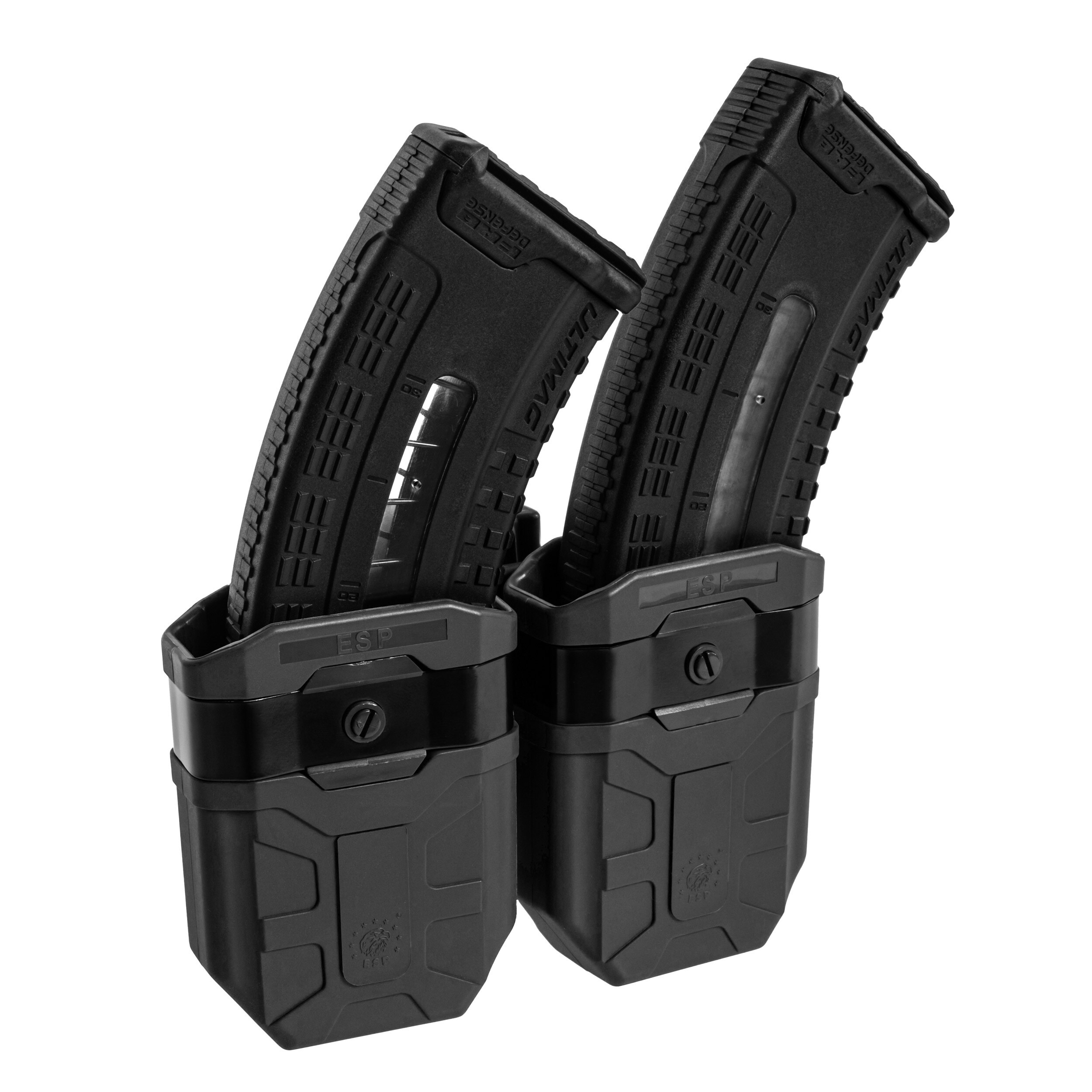 Подвійний поворотний підсумок ESP з кріпленням UBC-08 для магазинів AK - Black