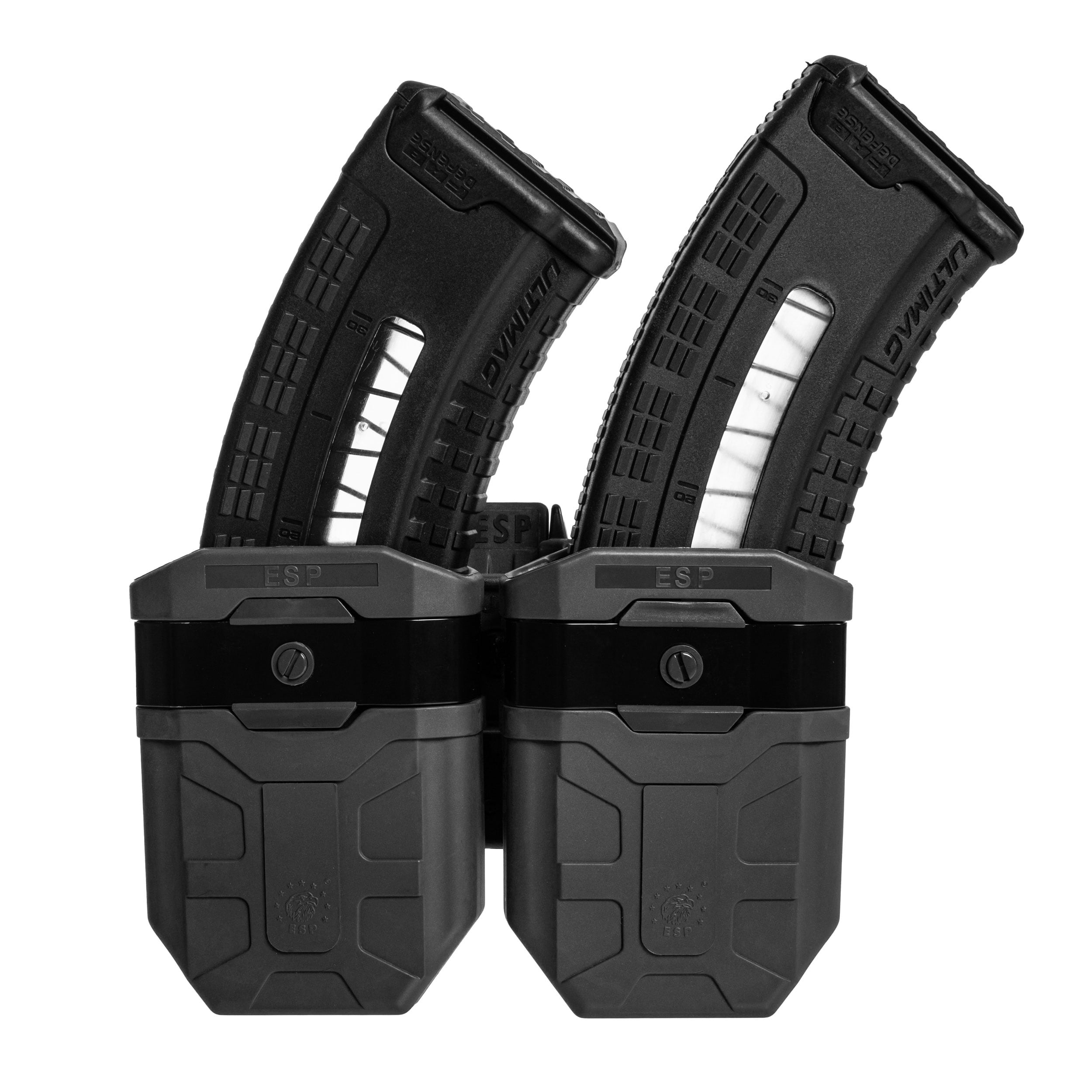 Podwójna ładownica obrotowa ESP z montażem UBC-08 na magazynki 7,62 mm - Black