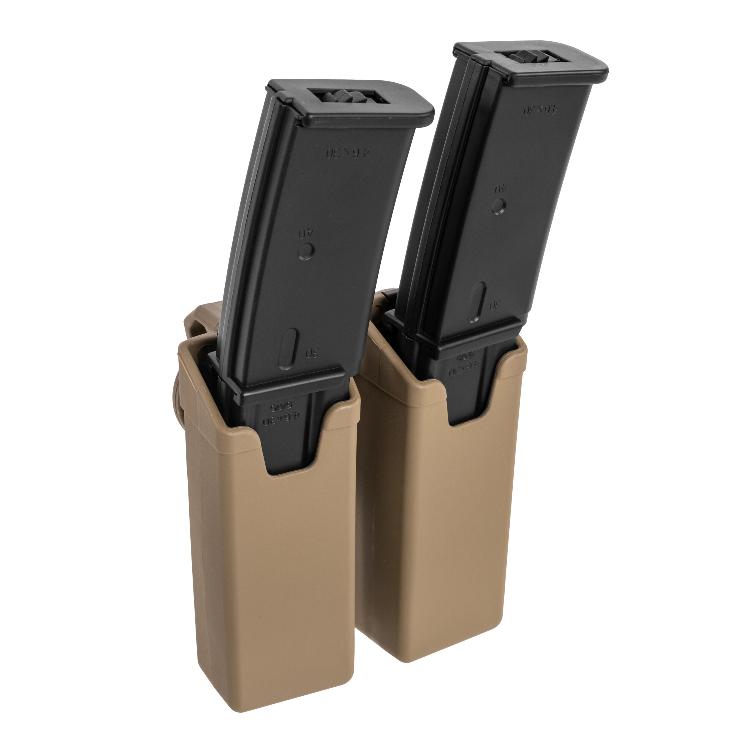 Podwójna ładownica ESP z montażem UBC-01 Clip na magazynki MP5/UZI/SA VZ.61 - Khaki