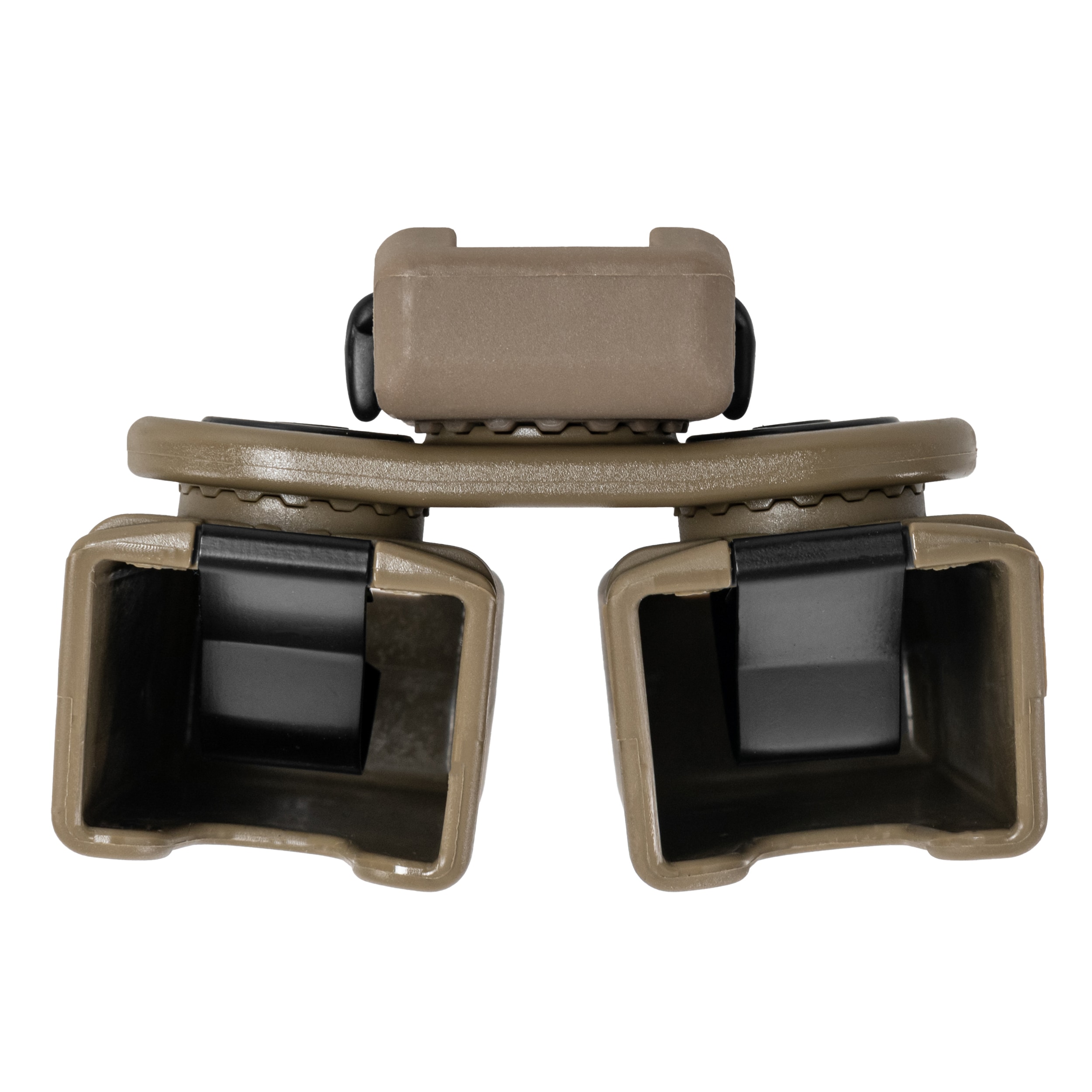 Podwójna ładownica ESP z montażem UBC-02 Clip na magazynki MP5/UZI/SA VZ.61 - Khaki