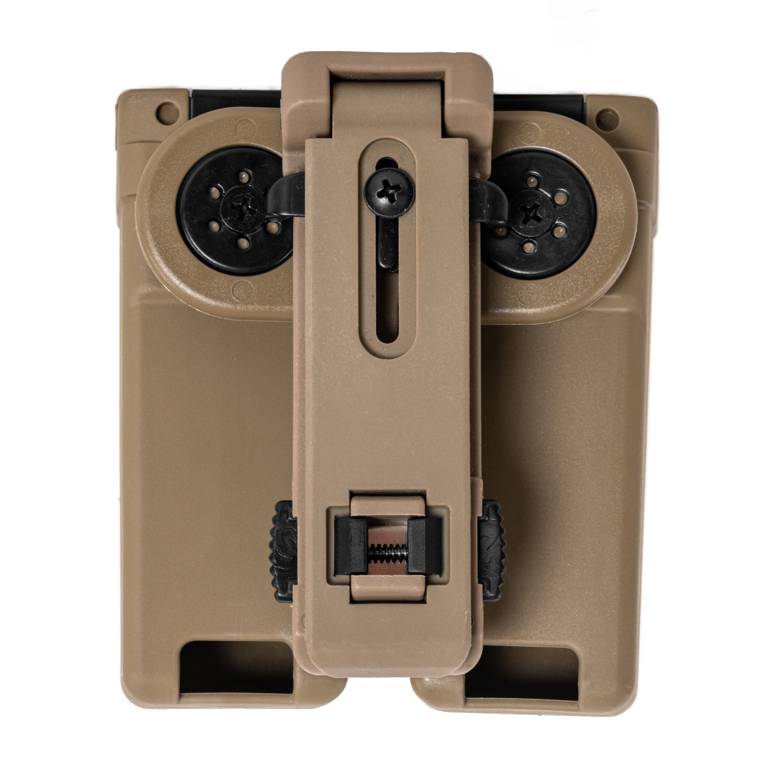 Podwójna ładownica ESP z montażem UBC-02 Clip na magazynki MP5/UZI/SA VZ.61 - Khaki