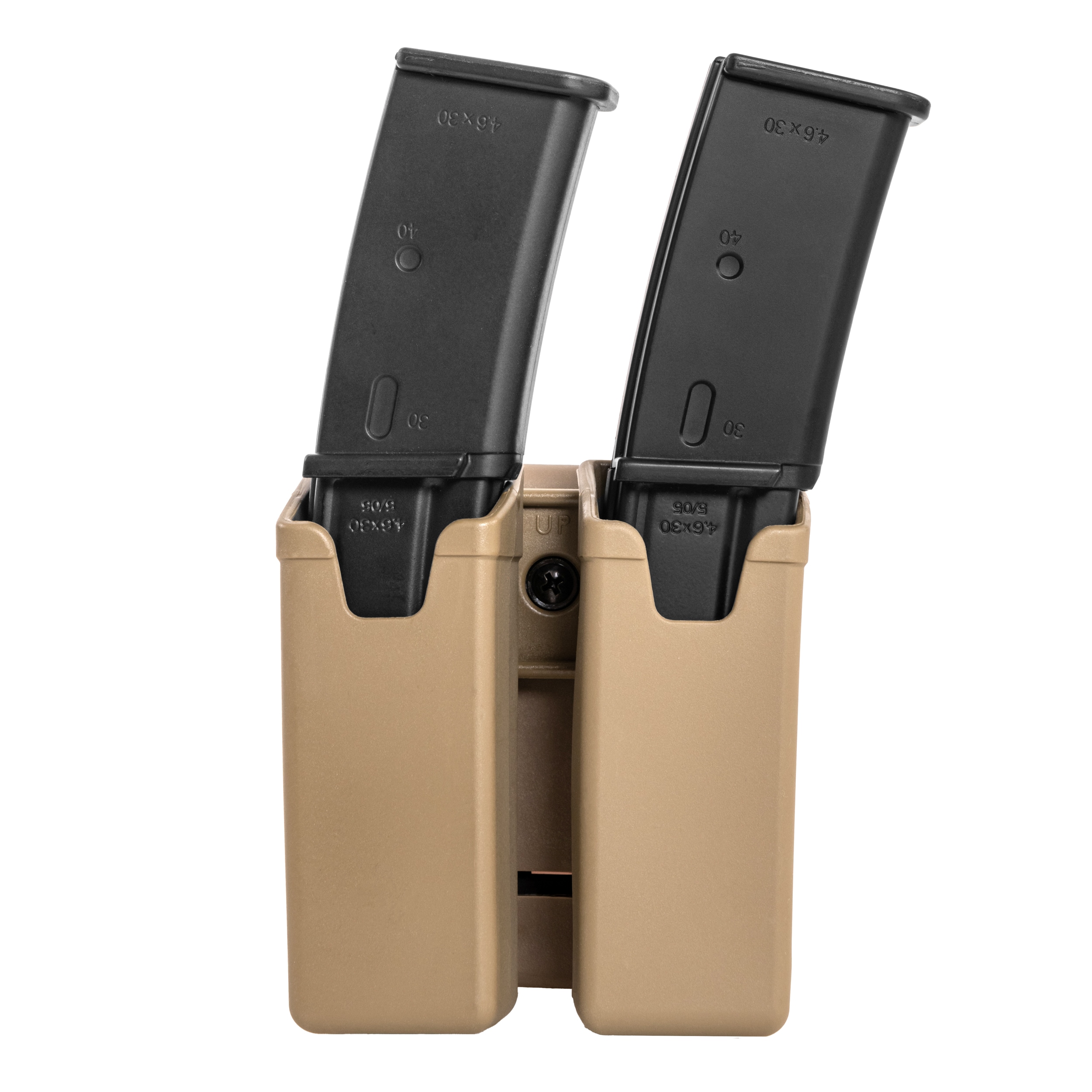 Podwójna ładownica ESP z montażem UBC-02 Clip na magazynki MP5/UZI/SA VZ.61 - Khaki