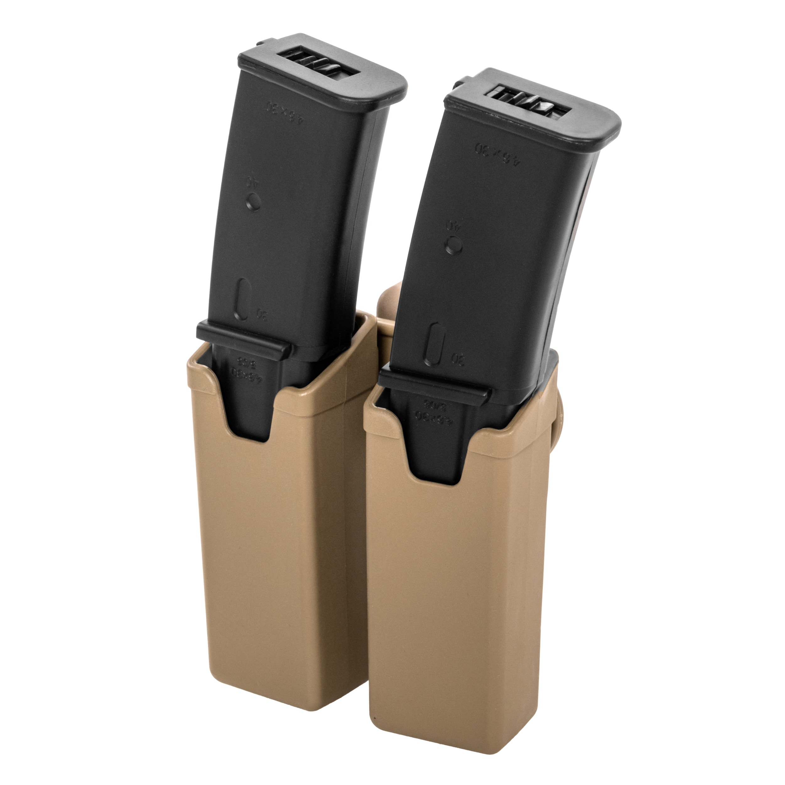 Podwójna ładownica ESP z montażem UBC-02 Clip na magazynki MP5/UZI/SA VZ.61 - Khaki