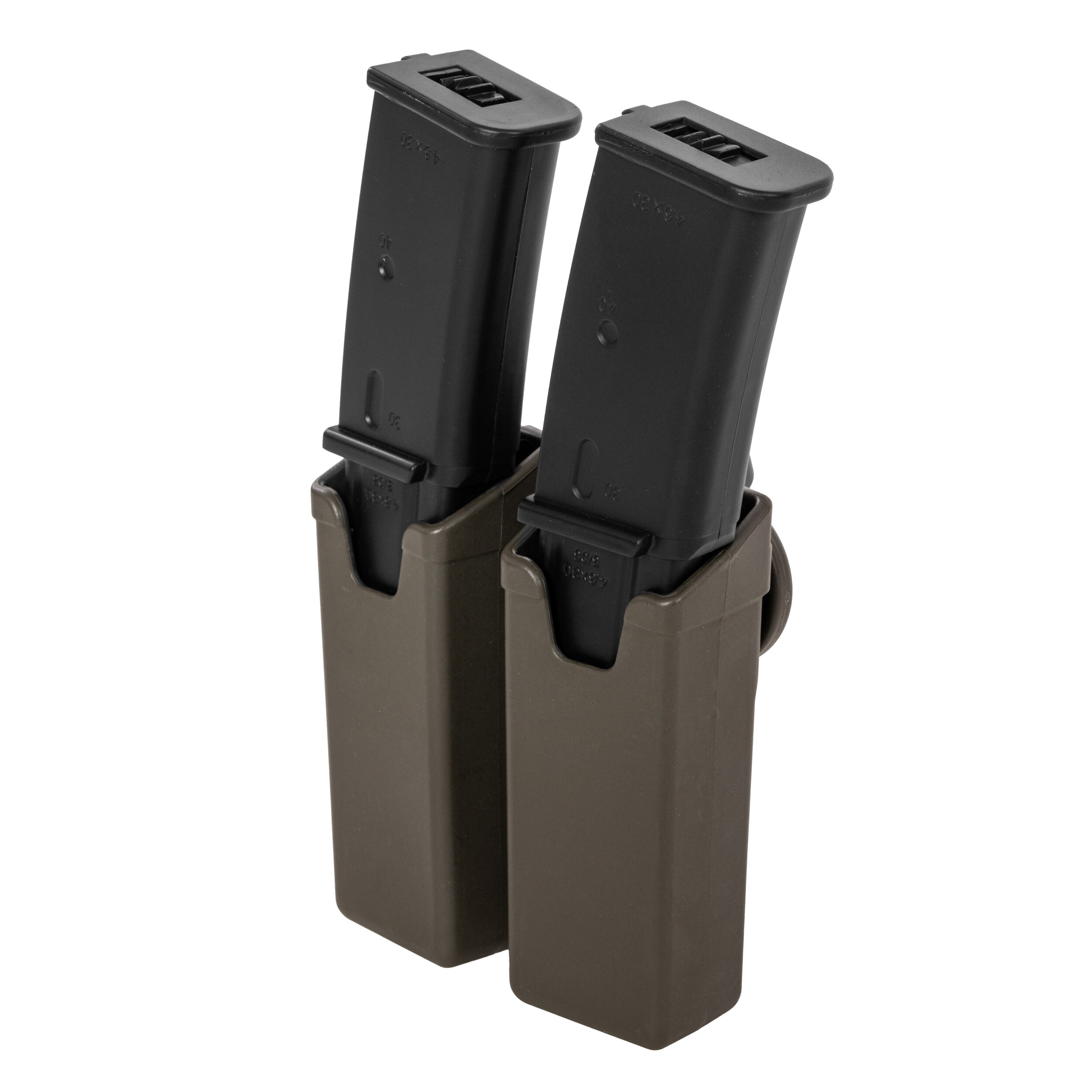 Podwójna ładownica ESP z montażem UBC-02 Clip na magazynki MP5/UZI/SA VZ.61 - Olive Drab