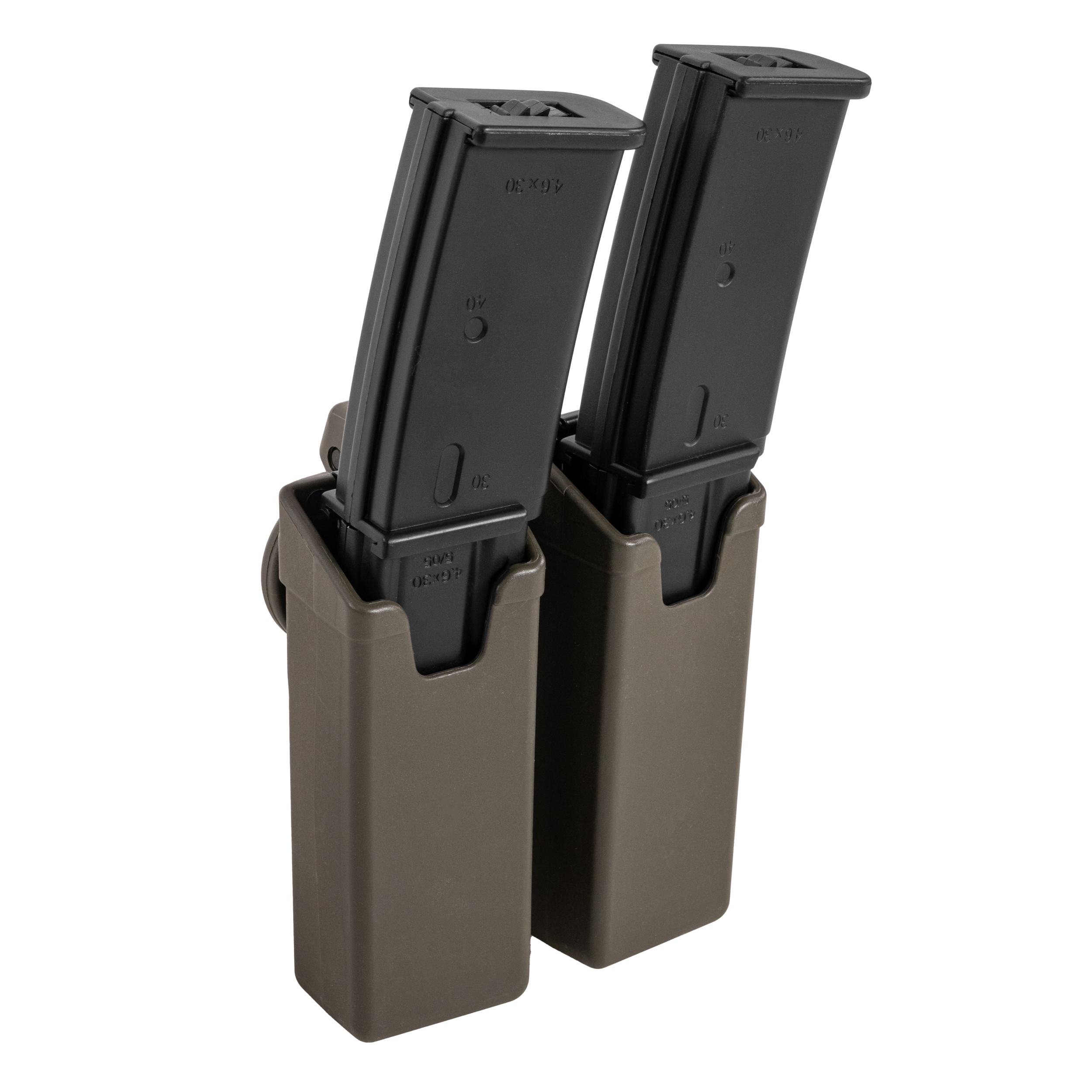 Podwójna ładownica ESP z montażem UBC-02 Clip na magazynki MP5/UZI/SA VZ.61 - Olive Drab