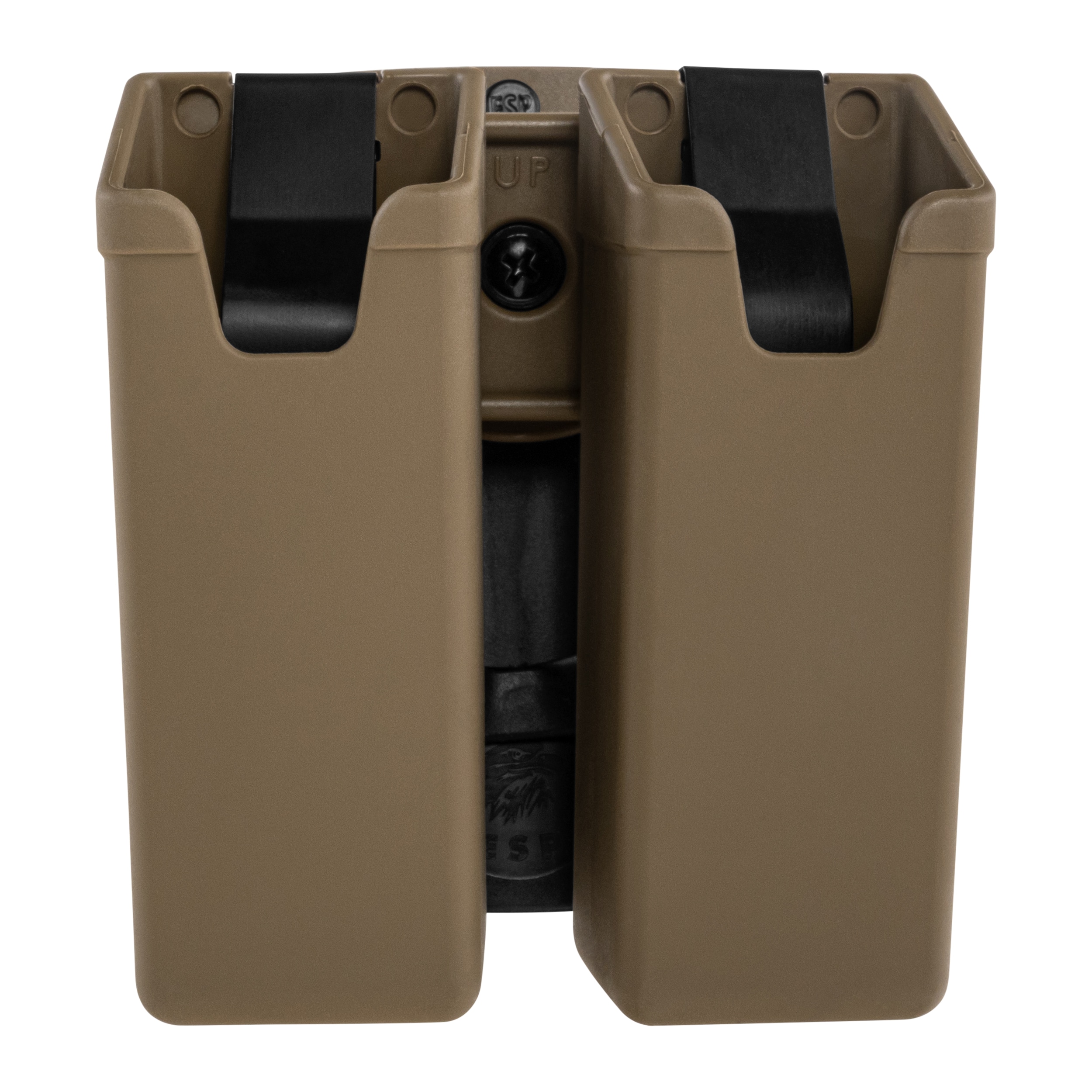 Podwójna ładownica obrotowa ESP z montażem Paddle na magazynki do MP5/UZI/SA VZ.61 - Khaki