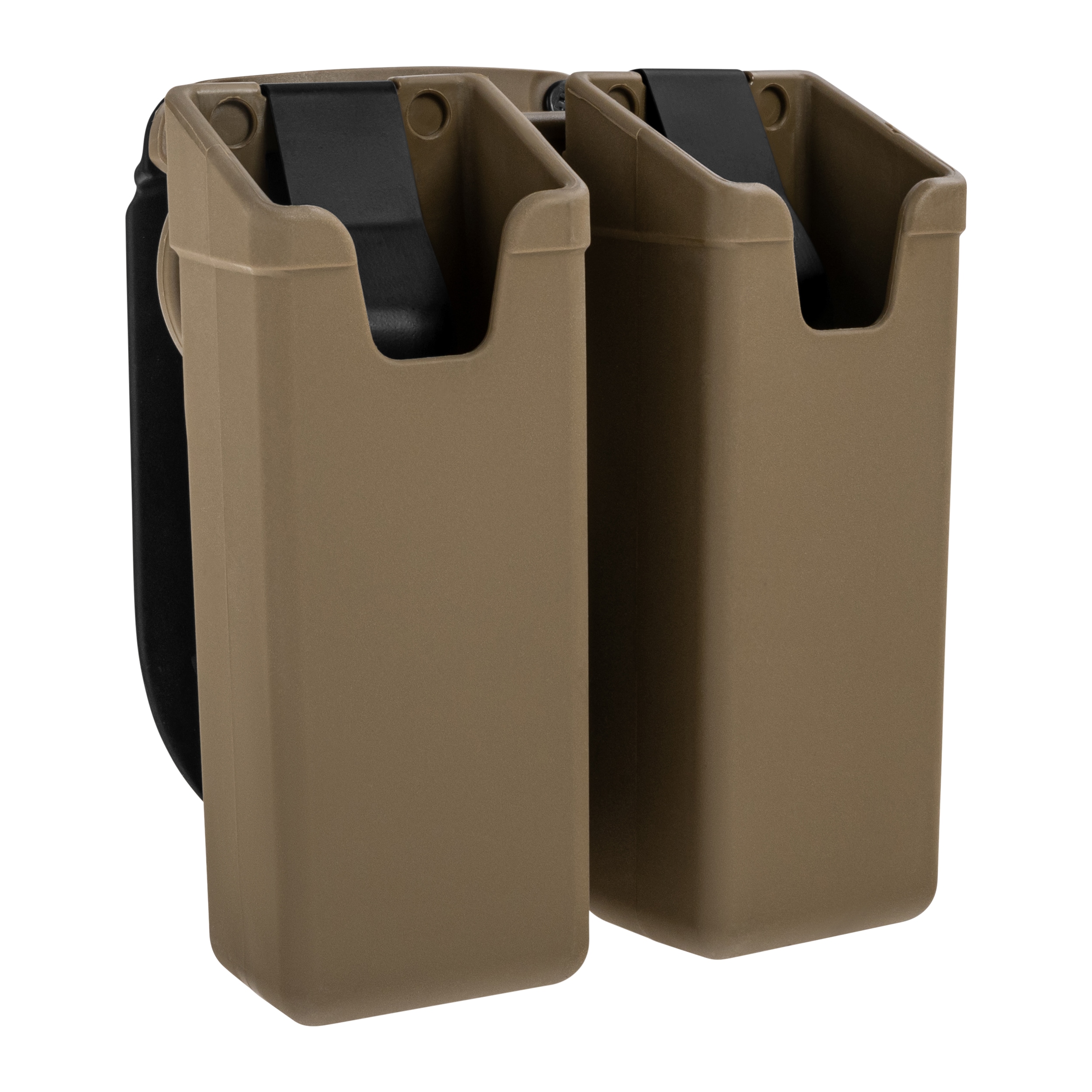 Podwójna ładownica obrotowa ESP z montażem Paddle na magazynki do MP5/UZI/SA VZ.61 - Khaki