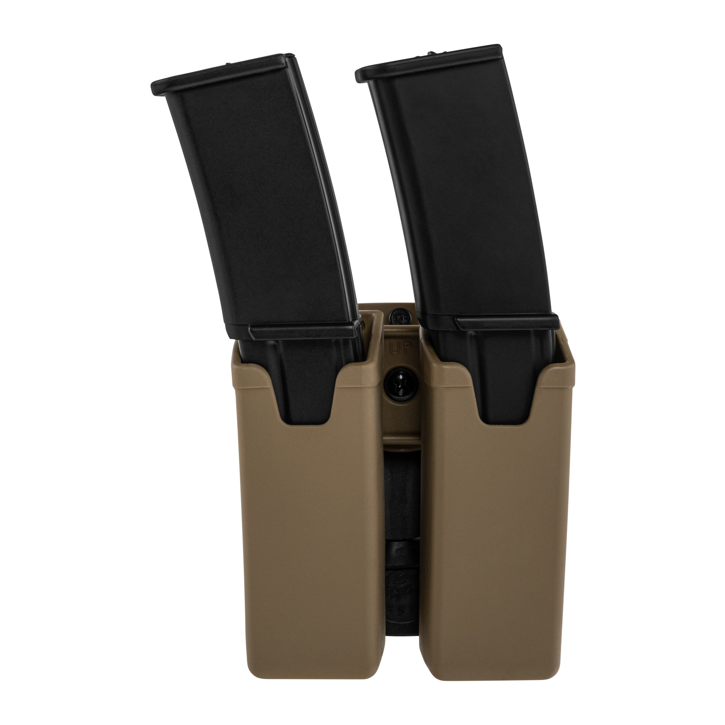 Podwójna ładownica obrotowa ESP z montażem Paddle na magazynki do MP5/UZI/SA VZ.61 - Khaki