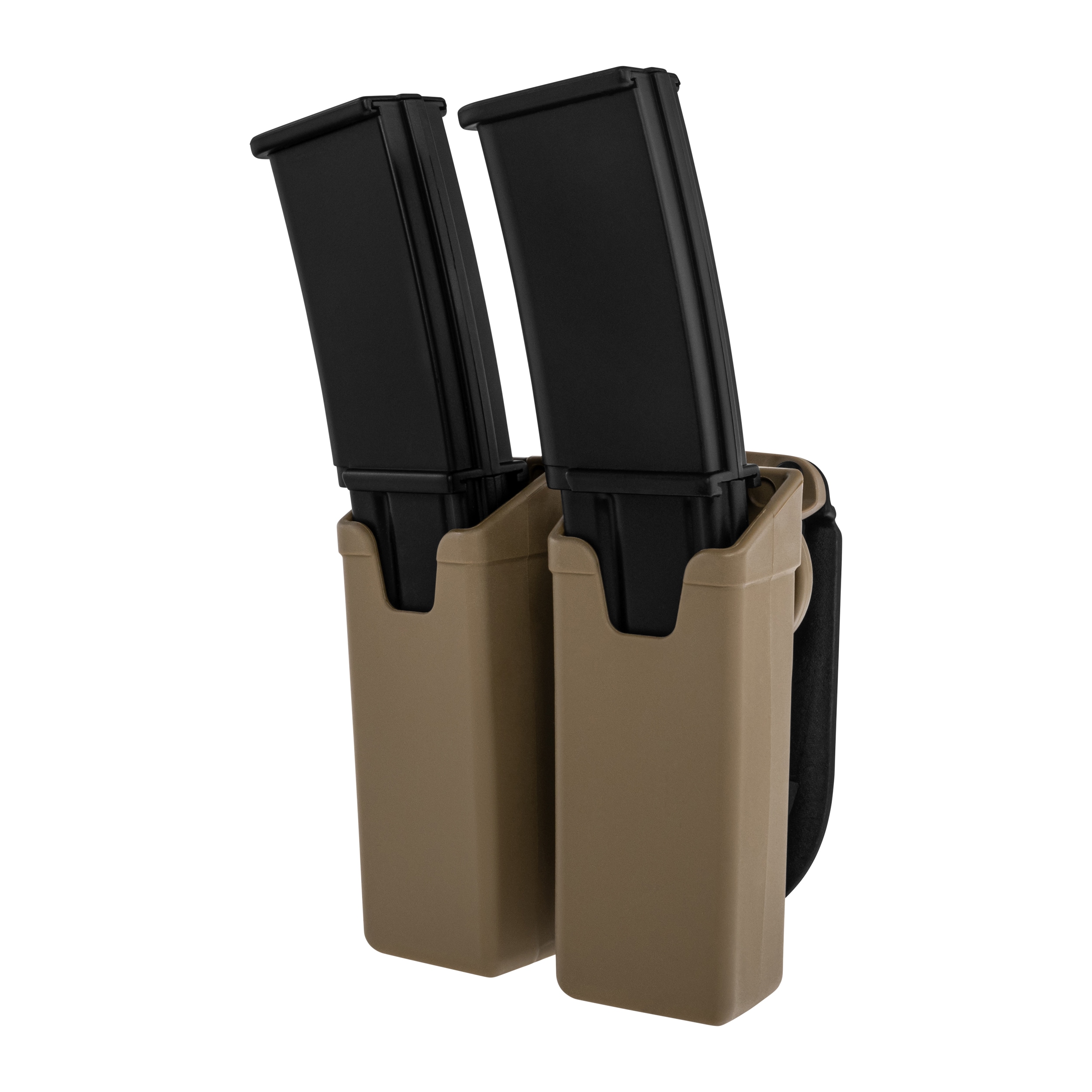 Podwójna ładownica obrotowa ESP z montażem Paddle na magazynki do MP5/UZI/SA VZ.61 - Khaki