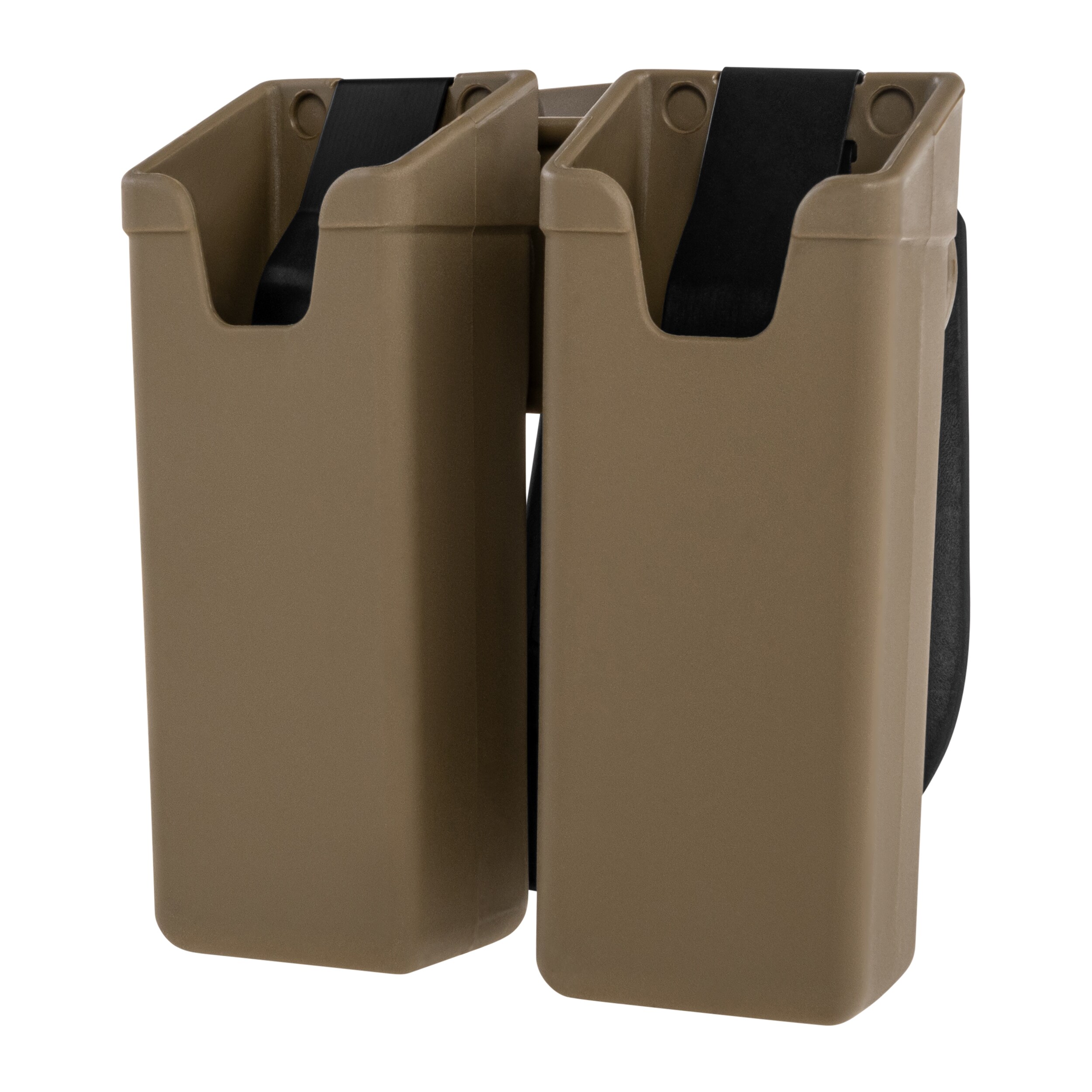 Podwójna ładownica obrotowa ESP z montażem Paddle na magazynki do MP5/UZI/SA VZ.61 - Khaki