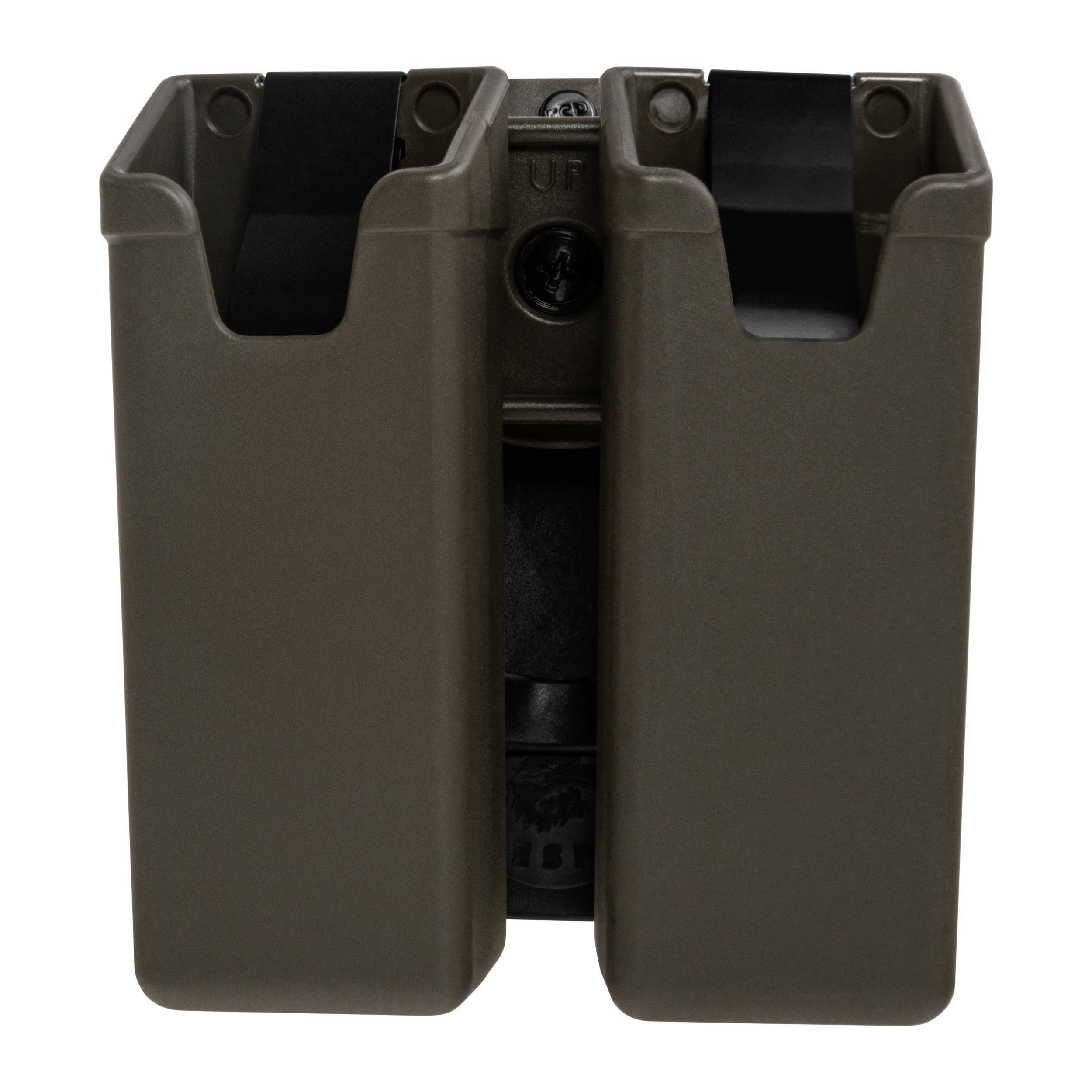 Podwójna ładownica obrotowa ESP z montażem Paddle na magazynki do MP5/UZI/SA VZ.61 - Olive Drab