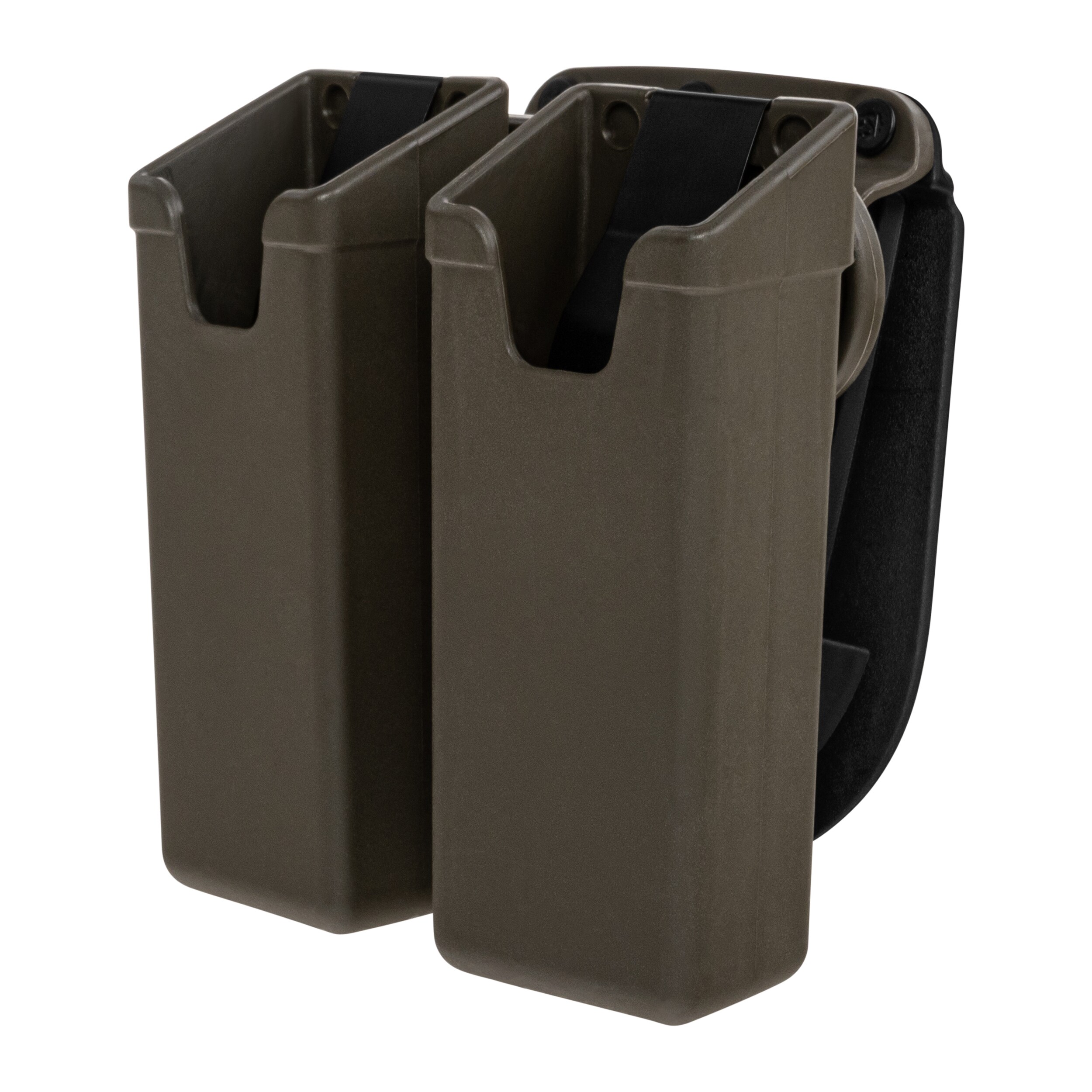 Podwójna ładownica obrotowa ESP z montażem Paddle na magazynki do MP5/UZI/SA VZ.61 - Olive Drab