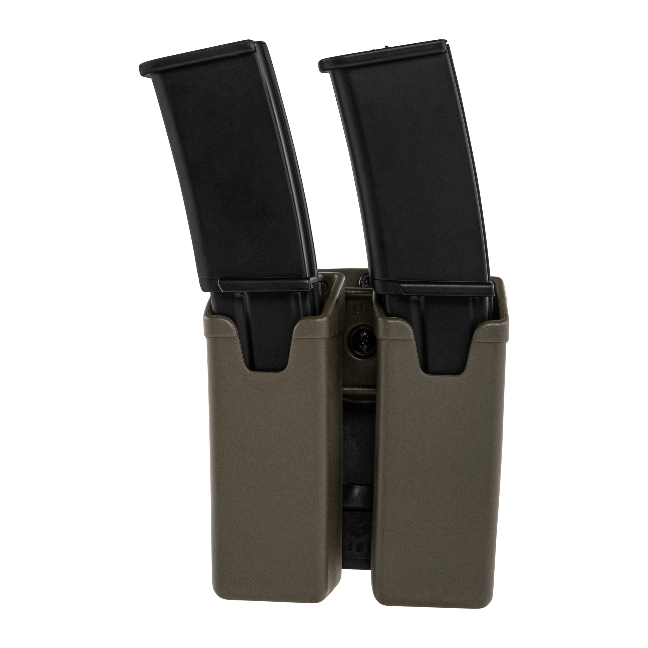 Podwójna ładownica obrotowa ESP z montażem Paddle na magazynki do MP5/UZI/SA VZ.61 - Olive Drab