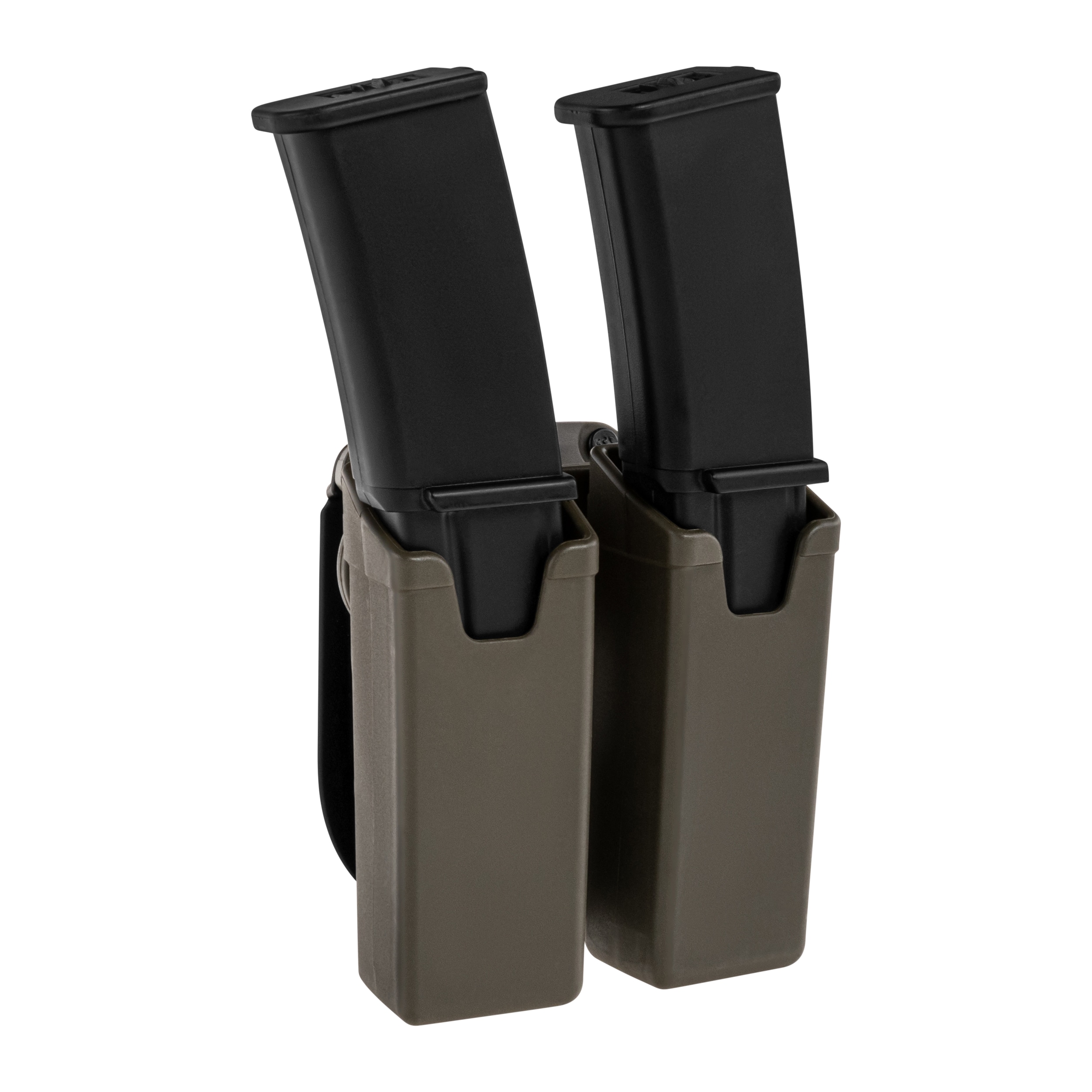 Podwójna ładownica obrotowa ESP z montażem Paddle na magazynki do MP5/UZI/SA VZ.61 - Olive Drab
