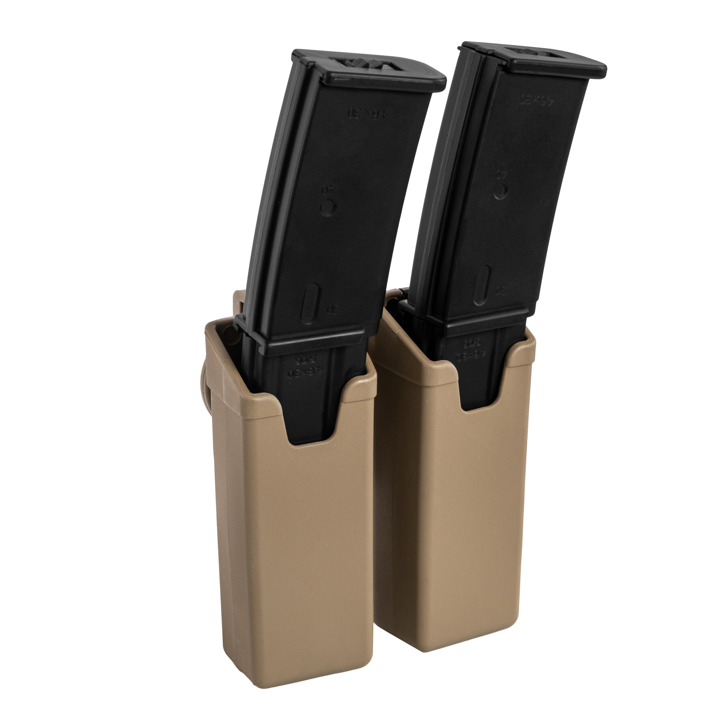 Podwójna ładownica ESP z montażem UBC-03 Clip na magazynki MP5/UZI/SA VZ.61 - Khaki