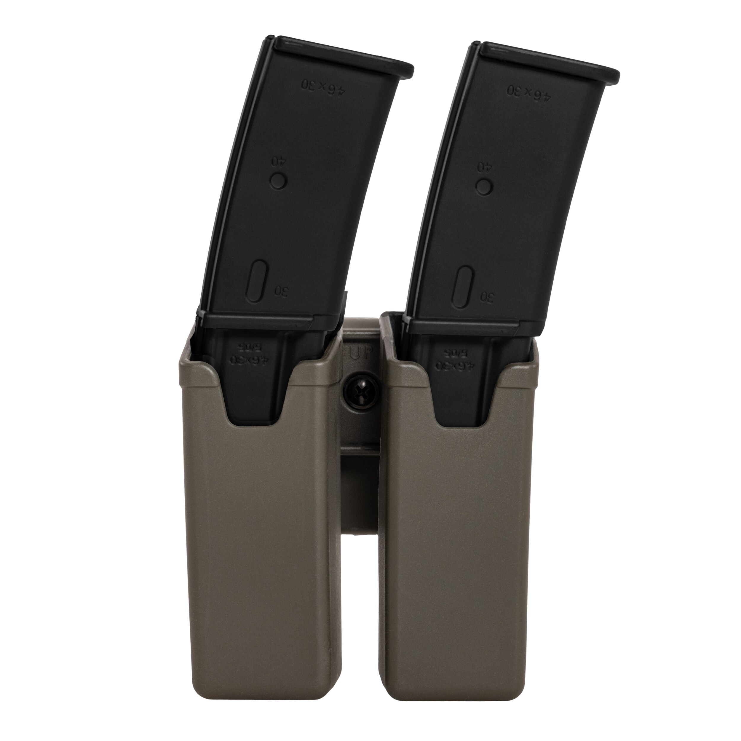 Podwójna ładownica ESP z montażem UBC-03 Clip na magazynki MP5/UZI/SA VZ.61 - Olive Drab