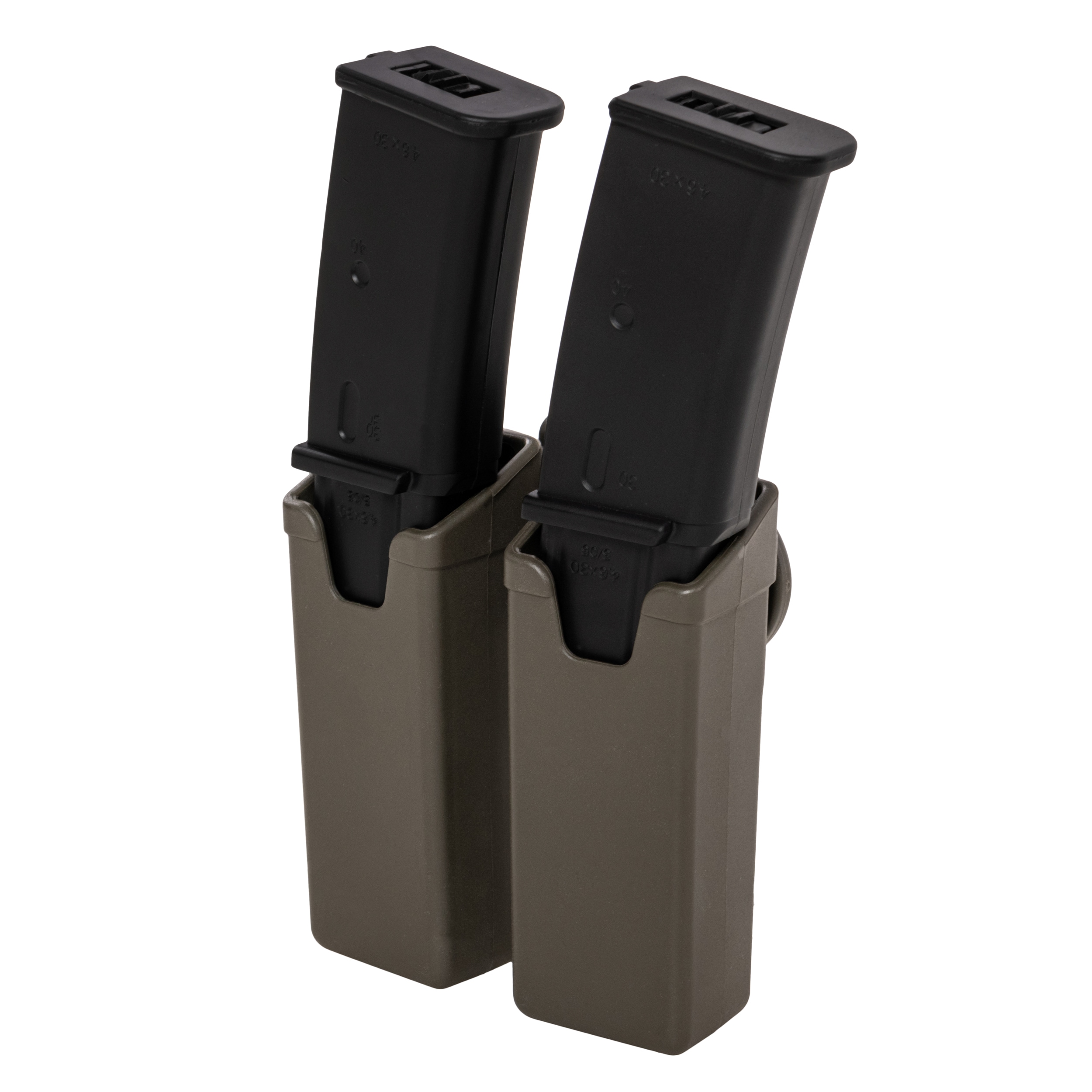 Podwójna ładownica ESP z montażem UBC-03 Clip na magazynki MP5/UZI/SA VZ.61 - Olive Drab