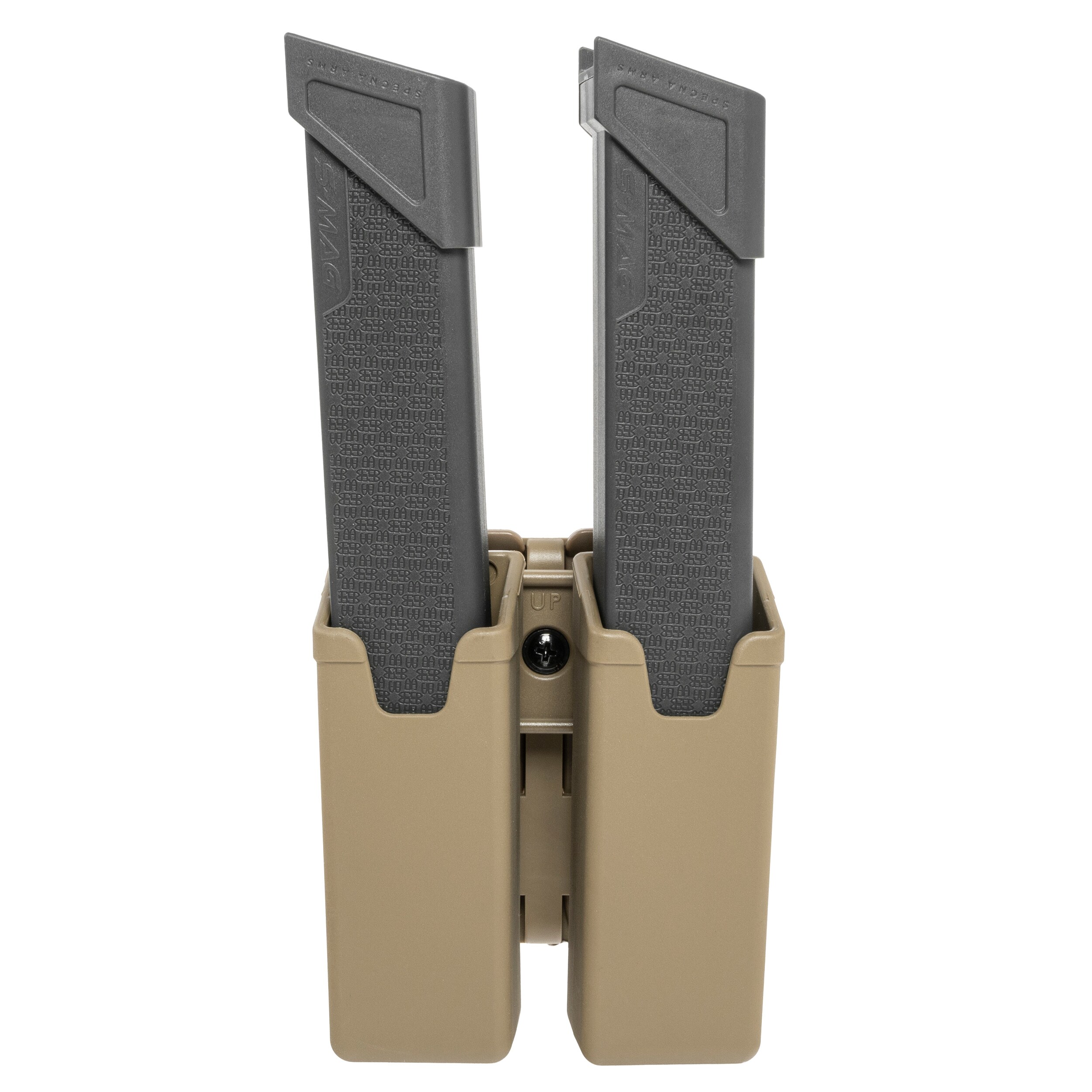 Podwójna ładownica obrotowa ESP z montażem UBC-04-2 na magazynki o średniej wielkości - Khaki