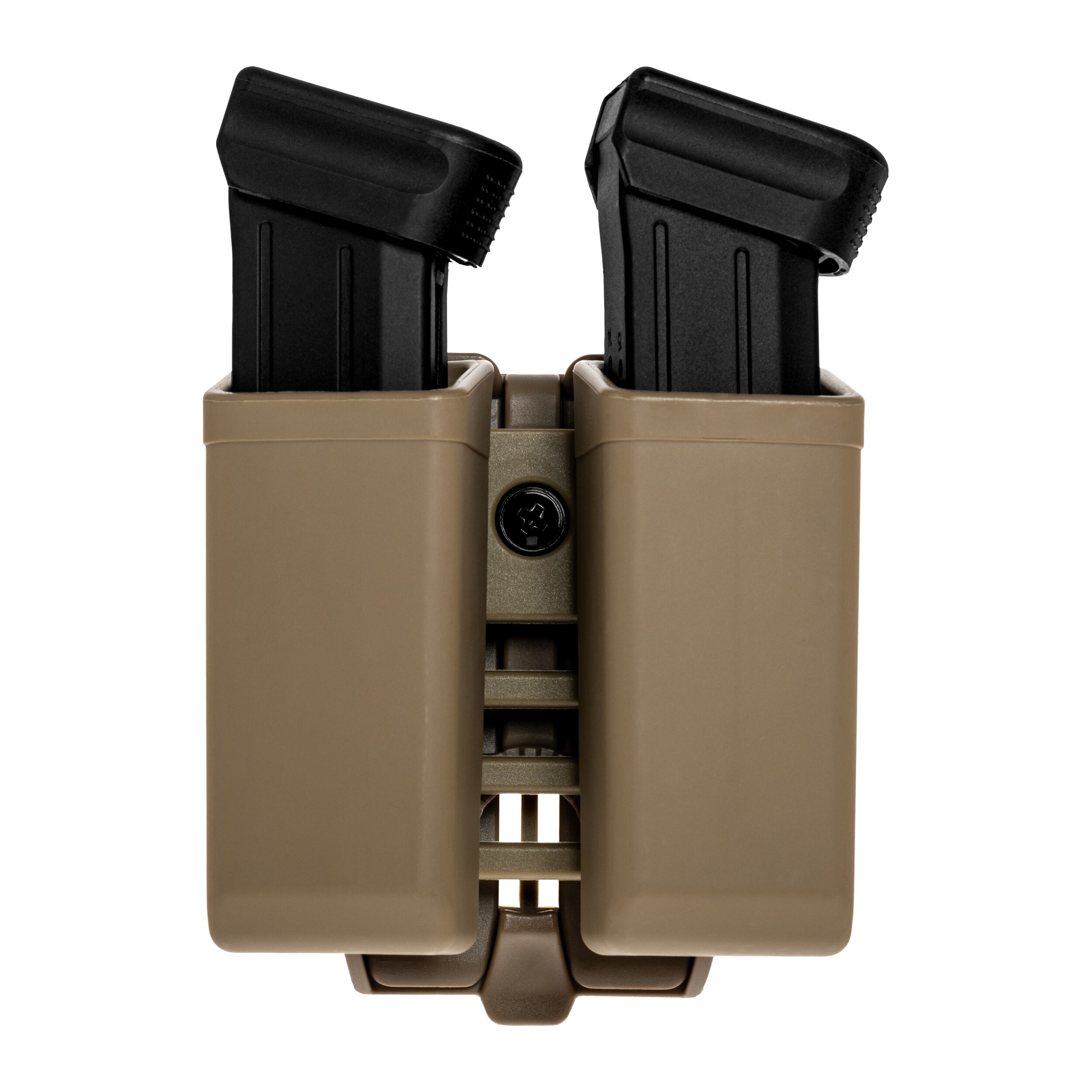 Подвійний поворотний підсумок ESP з кріпленням UBC-07 Clip для магазинів MP5/UZI - Khaki