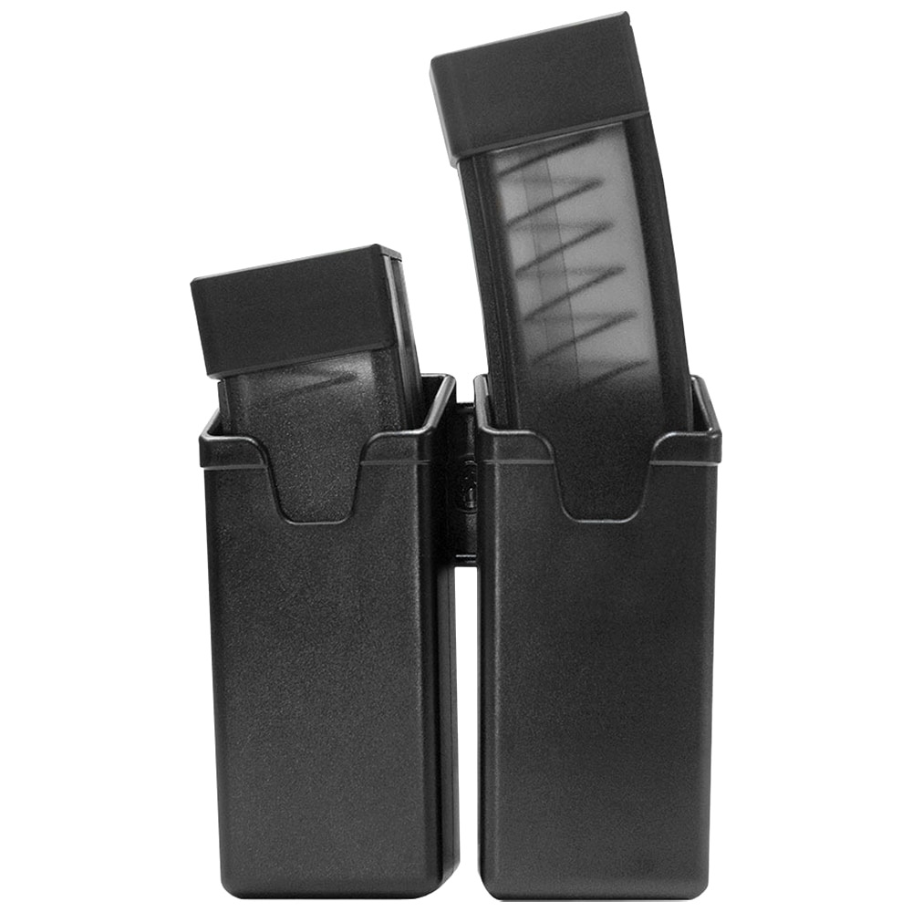 Podwójna ładownica obrotowa ESP z montażem UBC-01 Clip na magazynki do Scorpion Evo/GP Stribog - Black