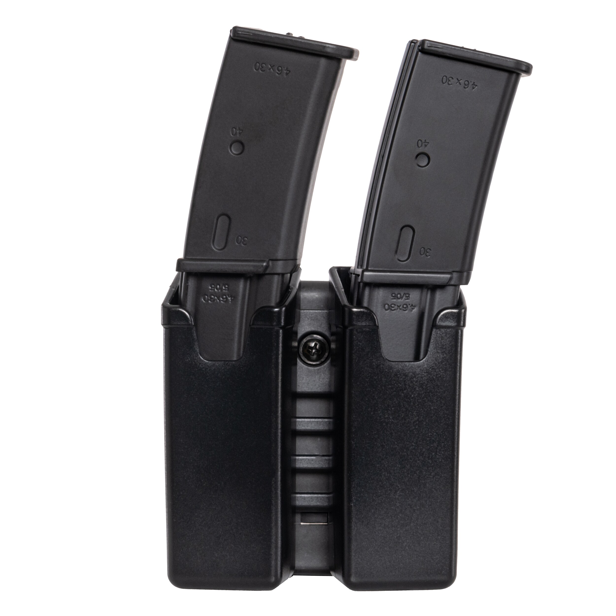 Podwójna ładownica obrotowa ESP z montażem UBC-02 Clip na magazynki do Scorpion Evo/GP Stribog - Black