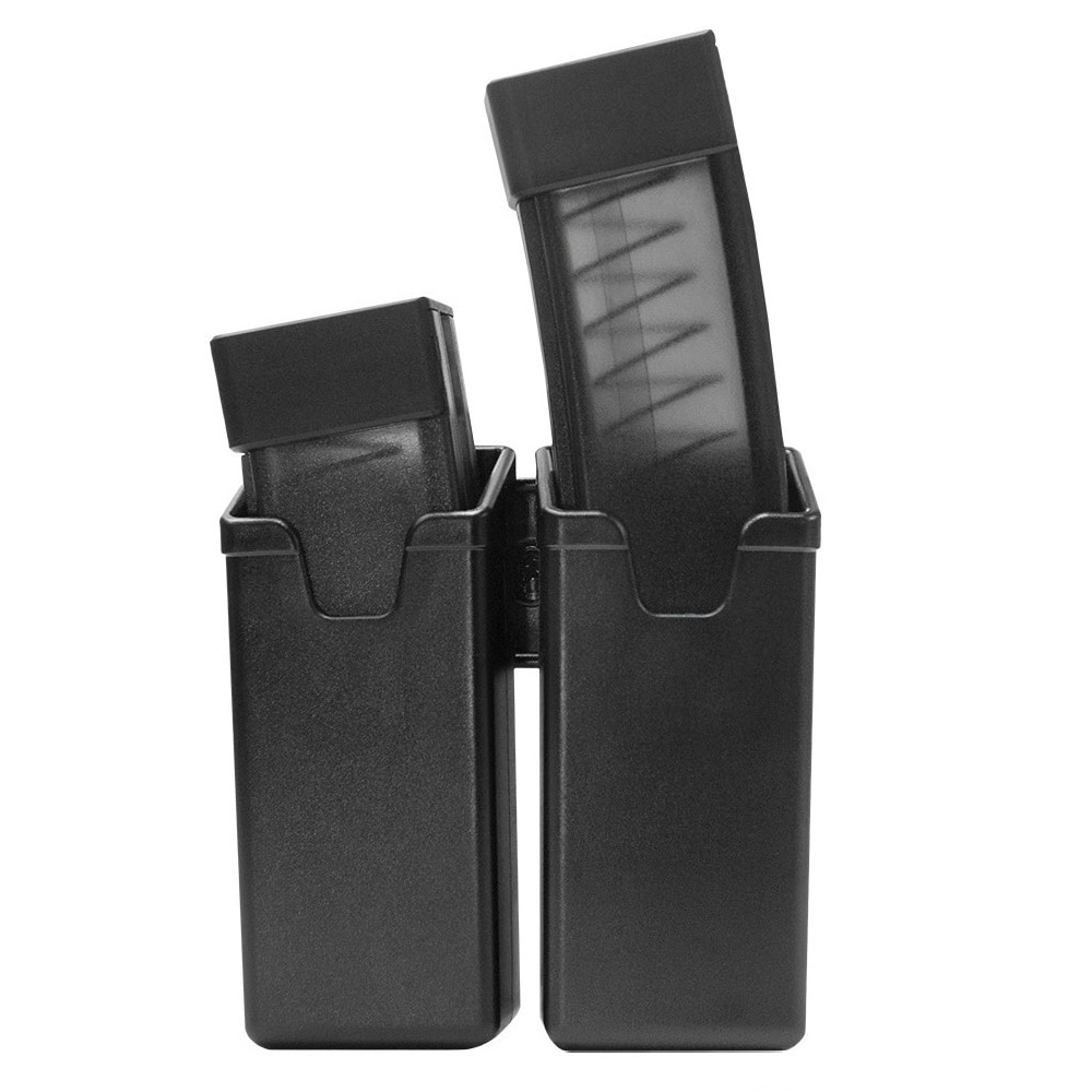 Podwójna ładownica obrotowa ESP z montażem Paddle na magazynki do CZ Scorpion Evo/GP Stribog - Black