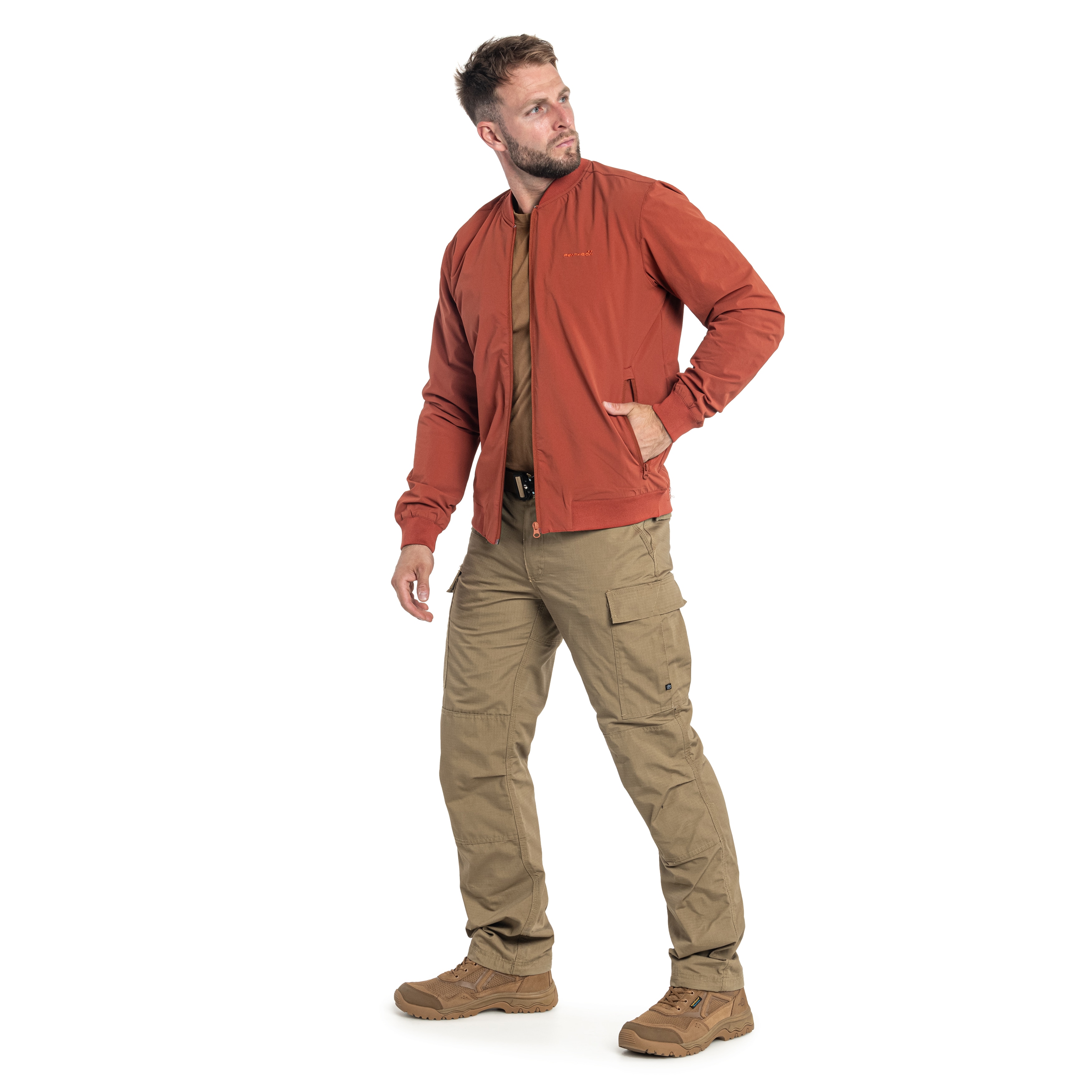 Kurtka Pentagon M.A.P1 Flight Jacket - Maroon Red