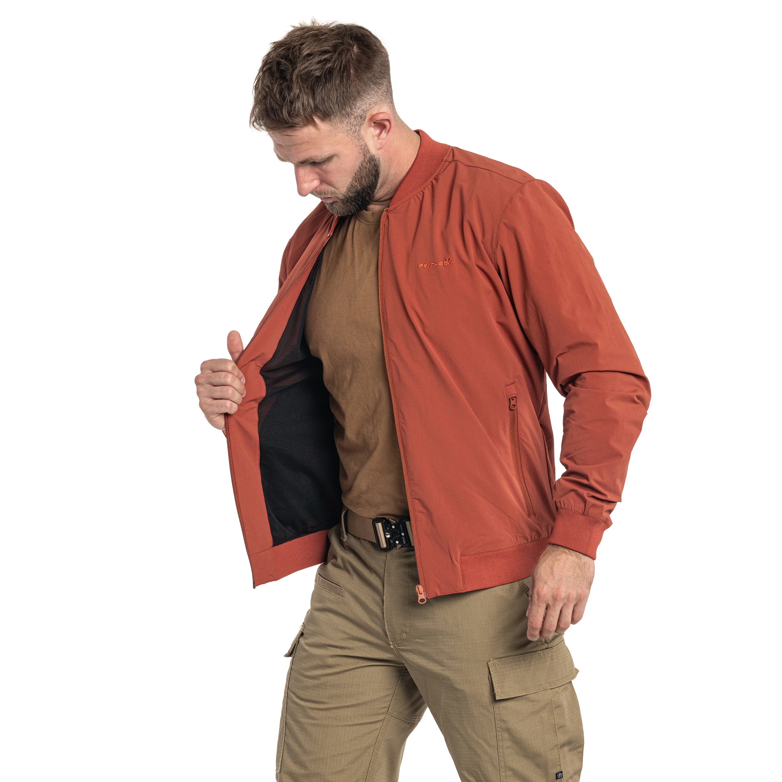 Kurtka Pentagon M.A.P1 Flight Jacket - Maroon Red