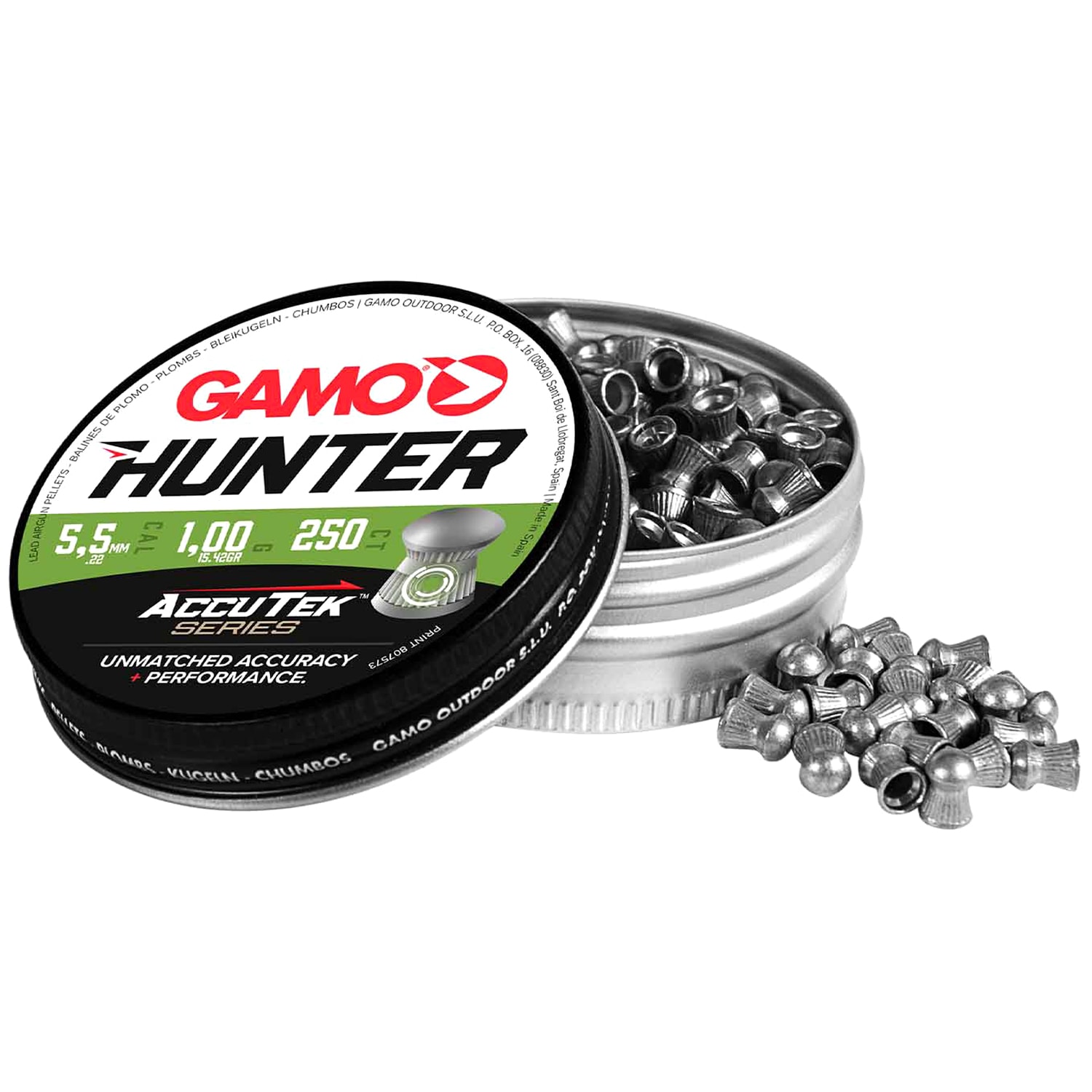 Śrut Gamo Hunter Accutek 5,5 mm 250 szt.