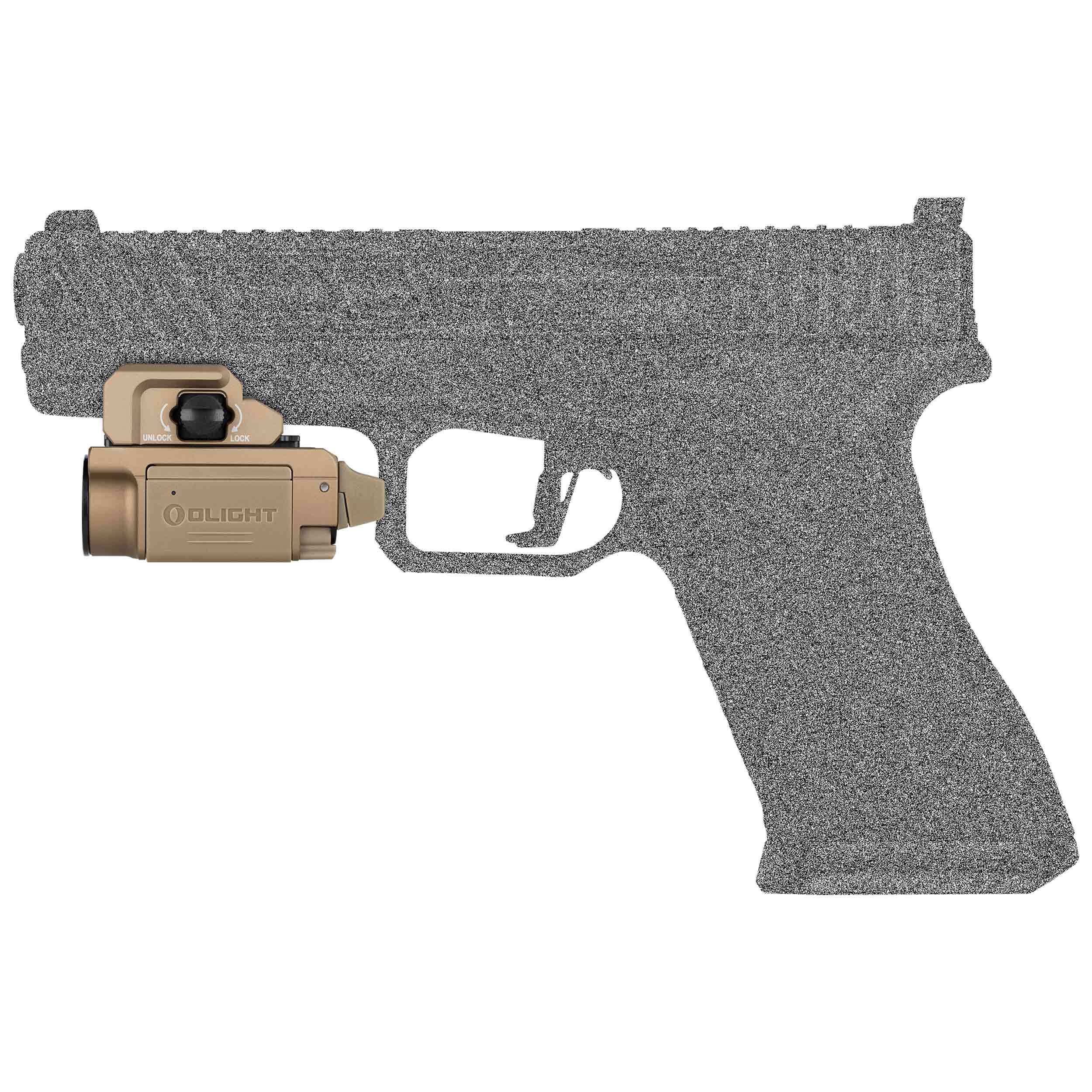 Ліхтарик на зброю Olight PL Mini 3 Valkyrie - Desert Tan - 600 люменів