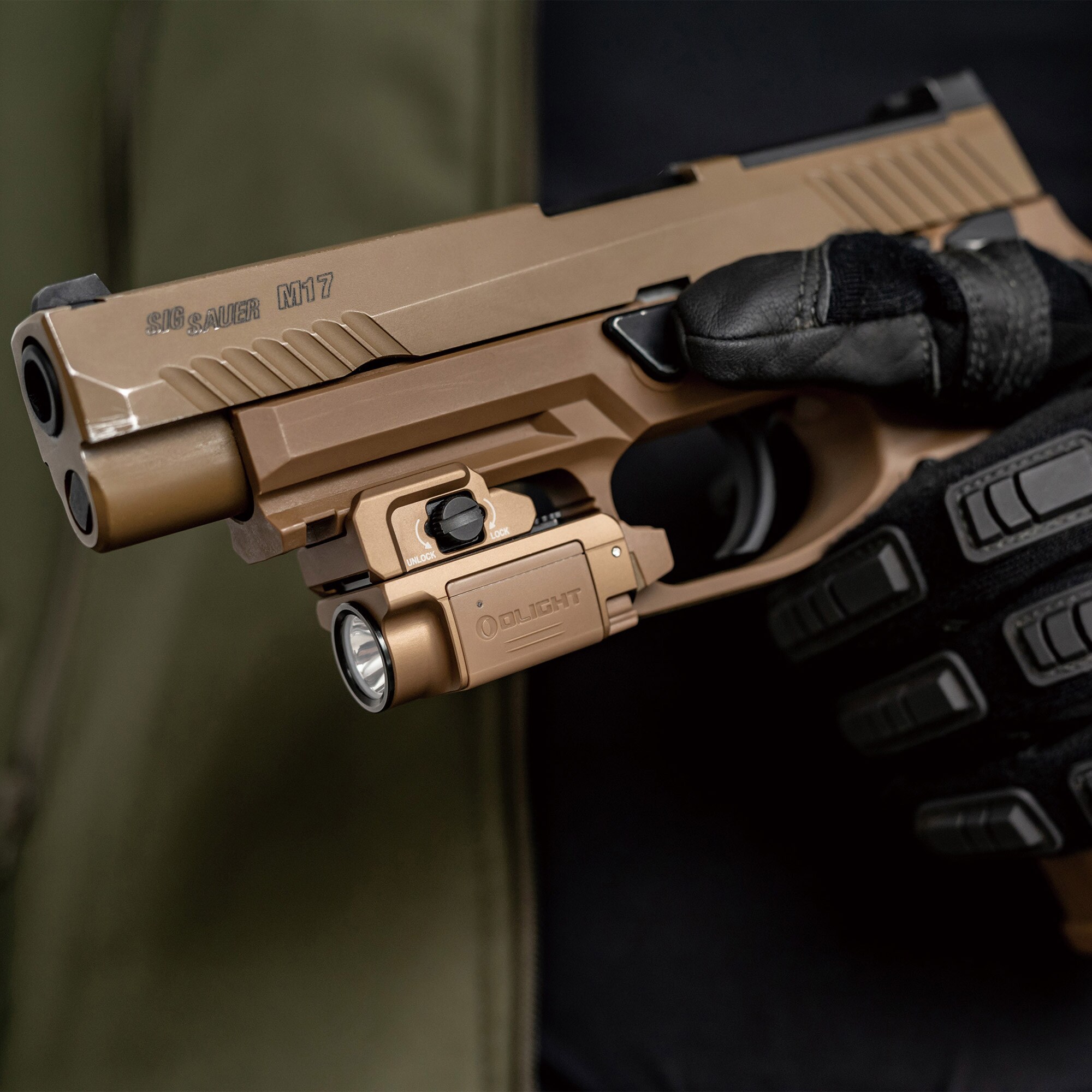 Ліхтарик на зброю Olight PL Mini 3 Valkyrie - Desert Tan - 600 люменів