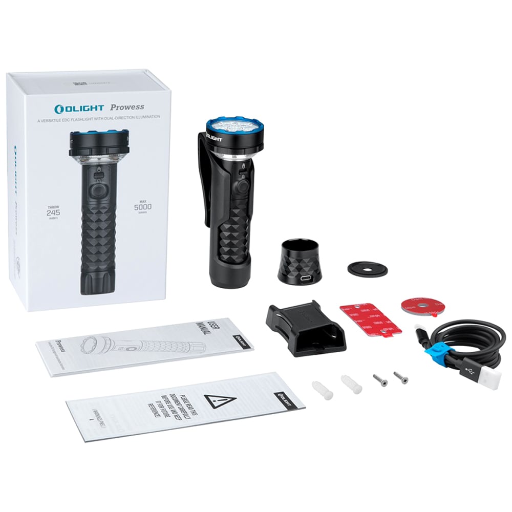 Latarka Olight Prowess Black - 5000 lumenów