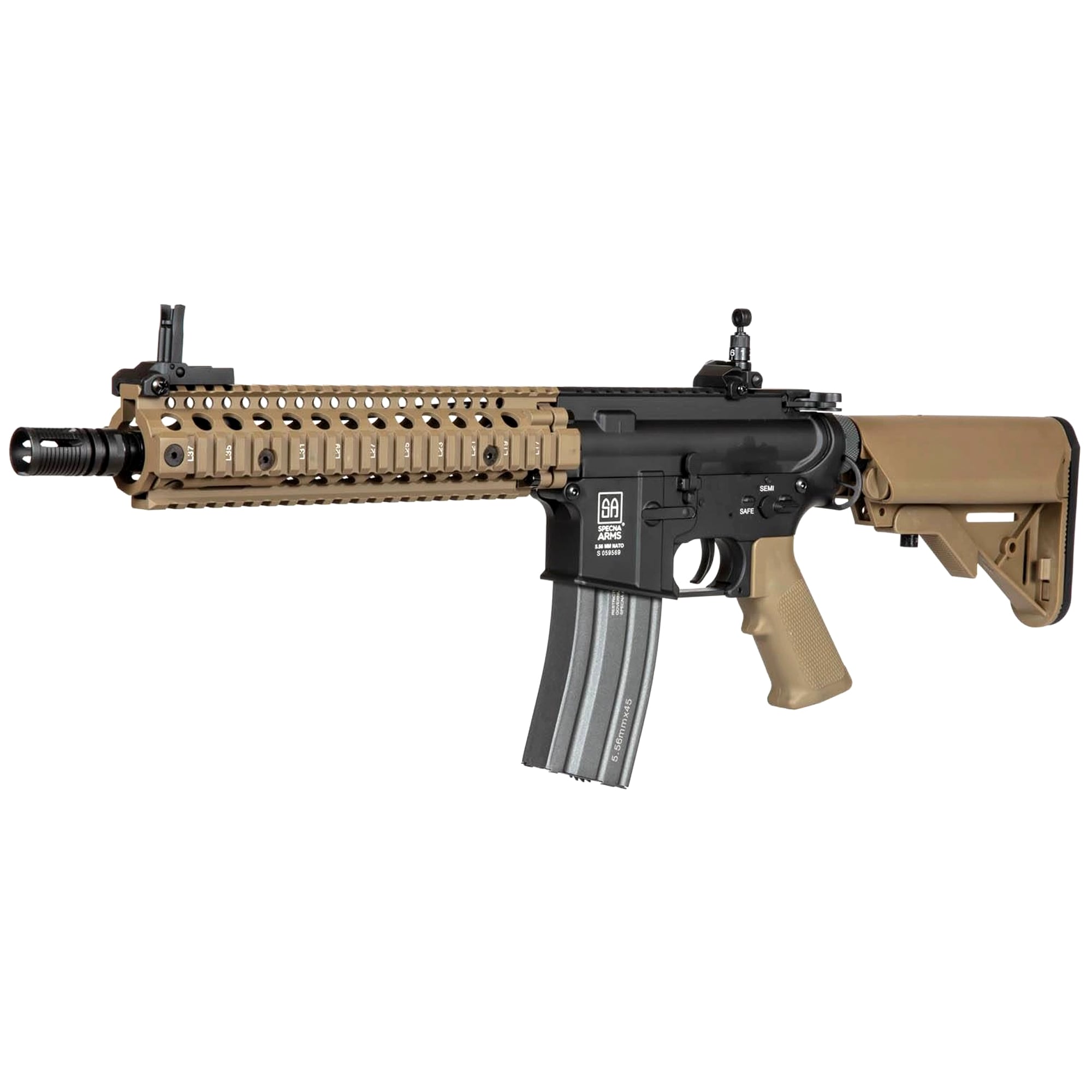 Штурмова гвинтівка AEG Specna Arms SA-A03 ONE SAEC Kestrel ETU - Half-Tan