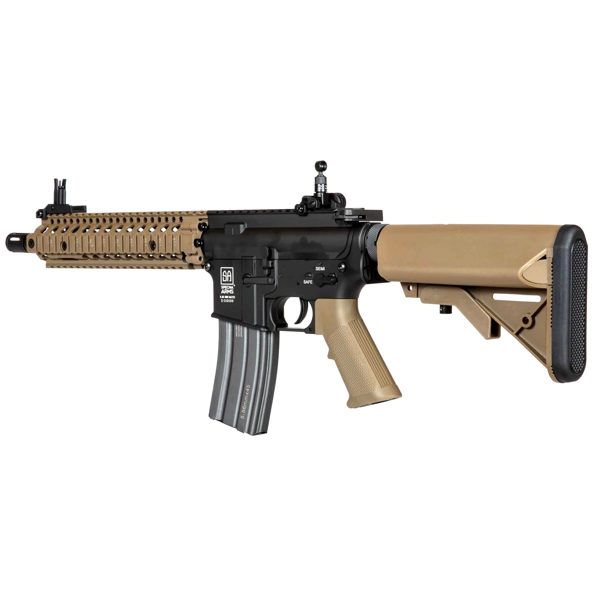 Штурмова гвинтівка AEG Specna Arms SA-A03 ONE SAEC Kestrel ETU - Half-Tan